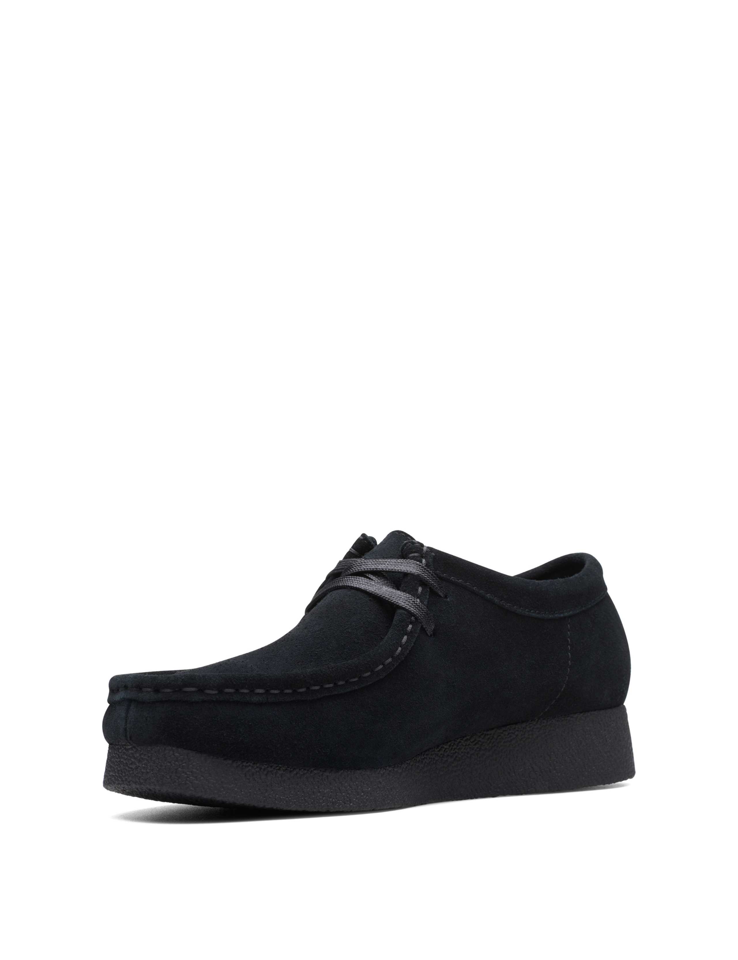 Wallabee Leather Lace Up Flatform Shoes 4 of 7