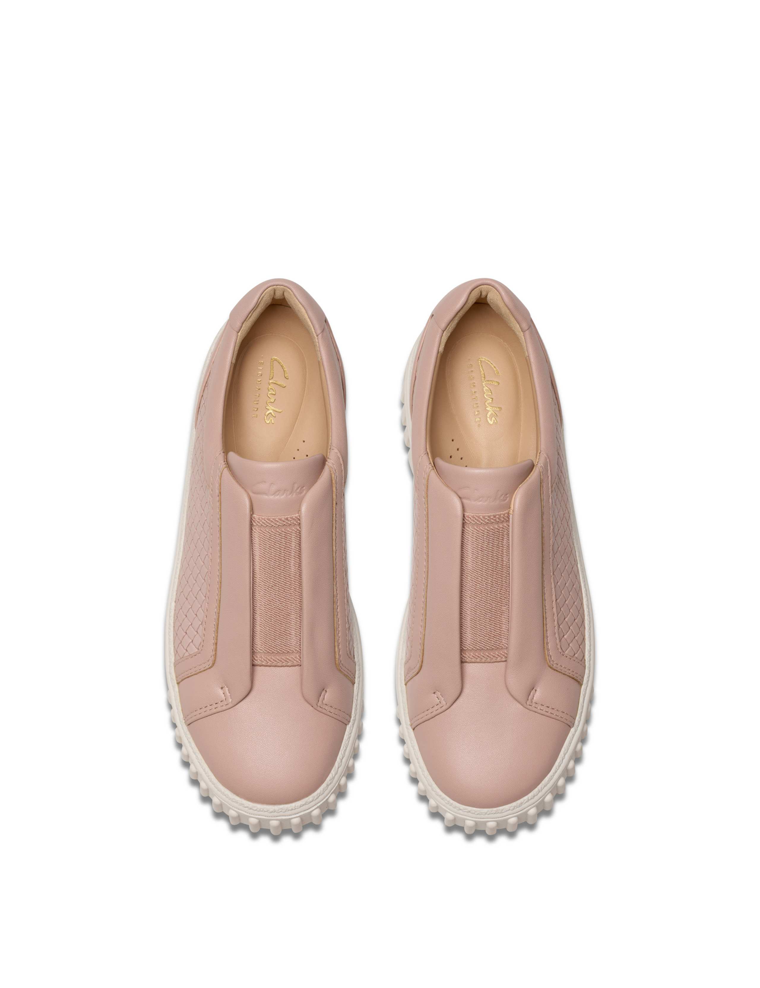 Leather Slip On Side Detail Trainers 6 of 7