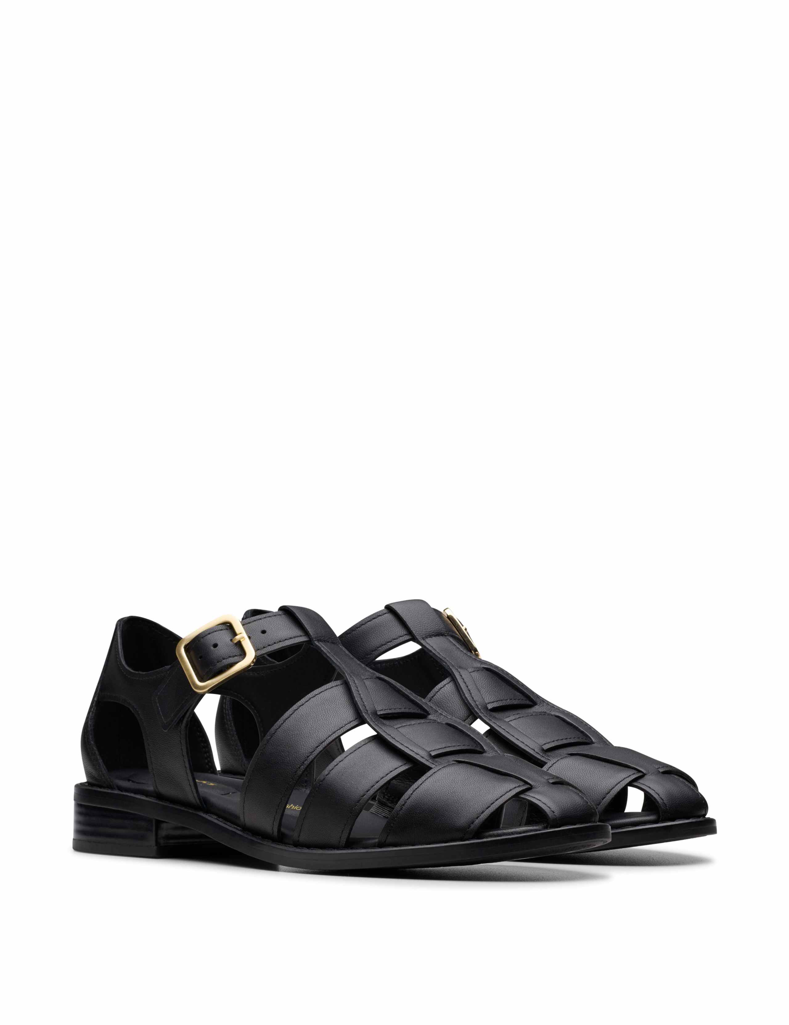 Leather Strappy Fisherman Sandals 2 of 7