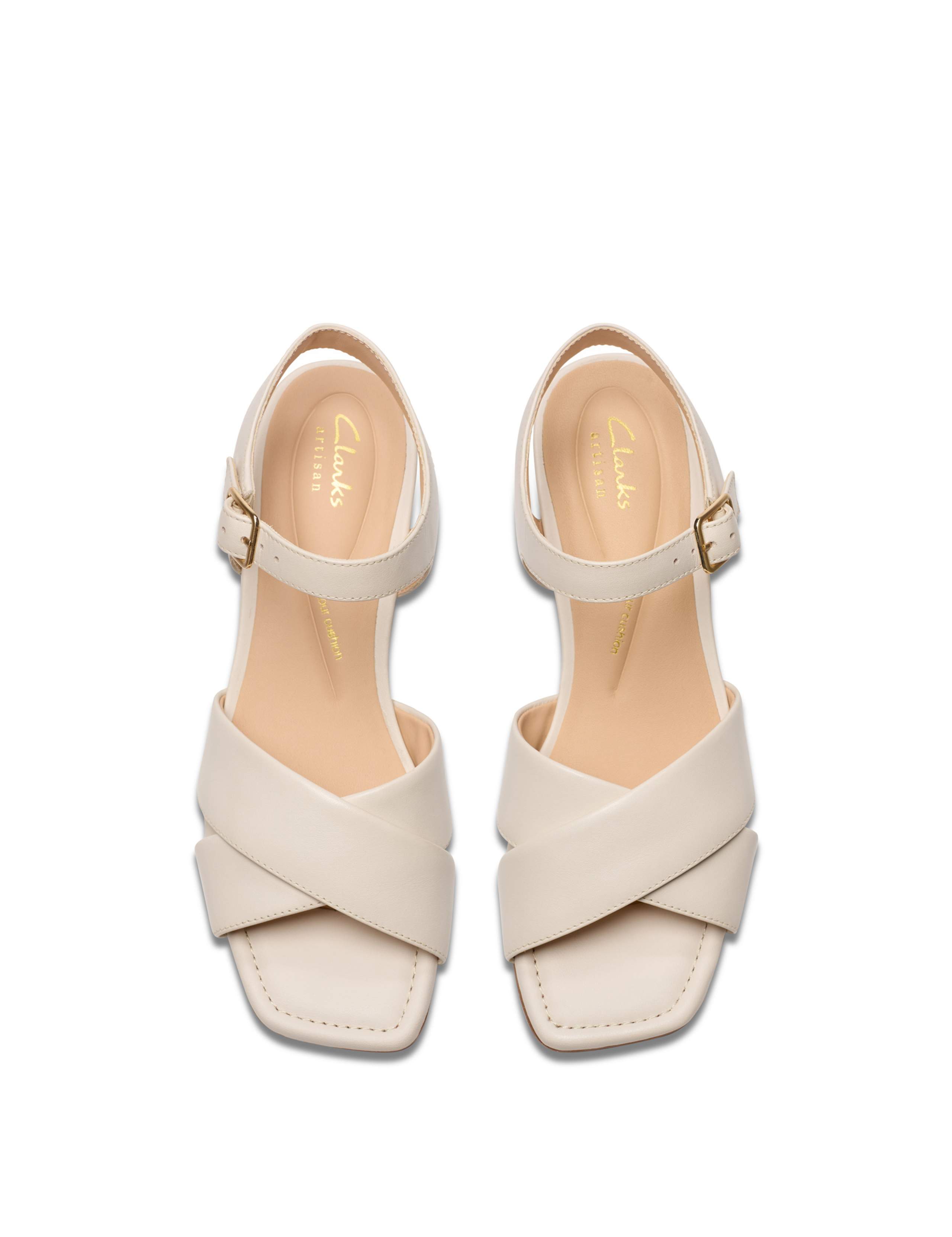Leather Ankle Strap Block Heel Sandals 6 of 7