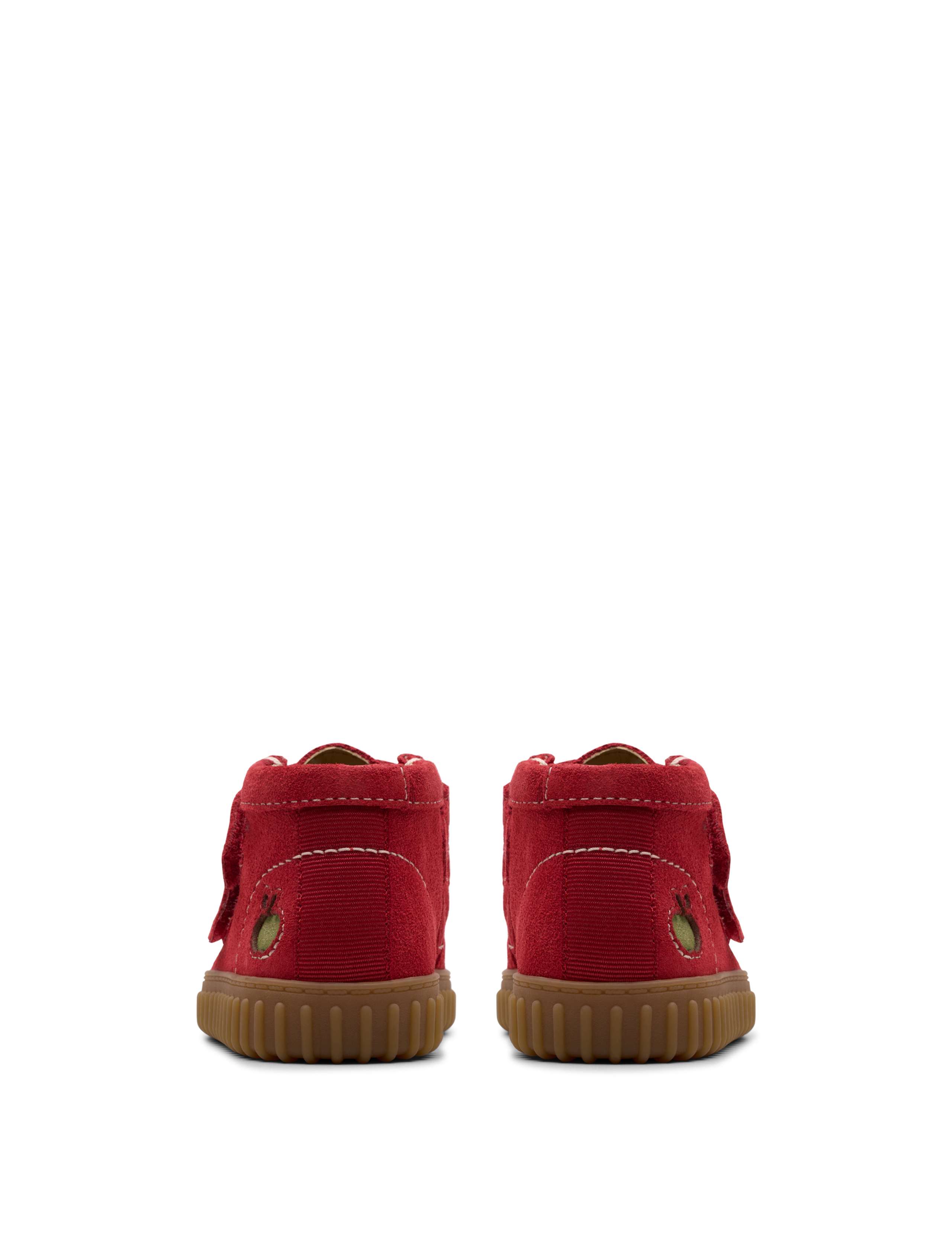 Kids' Suede Apple Ankle Boots (4 Small - 6.5 Small) 5 of 7