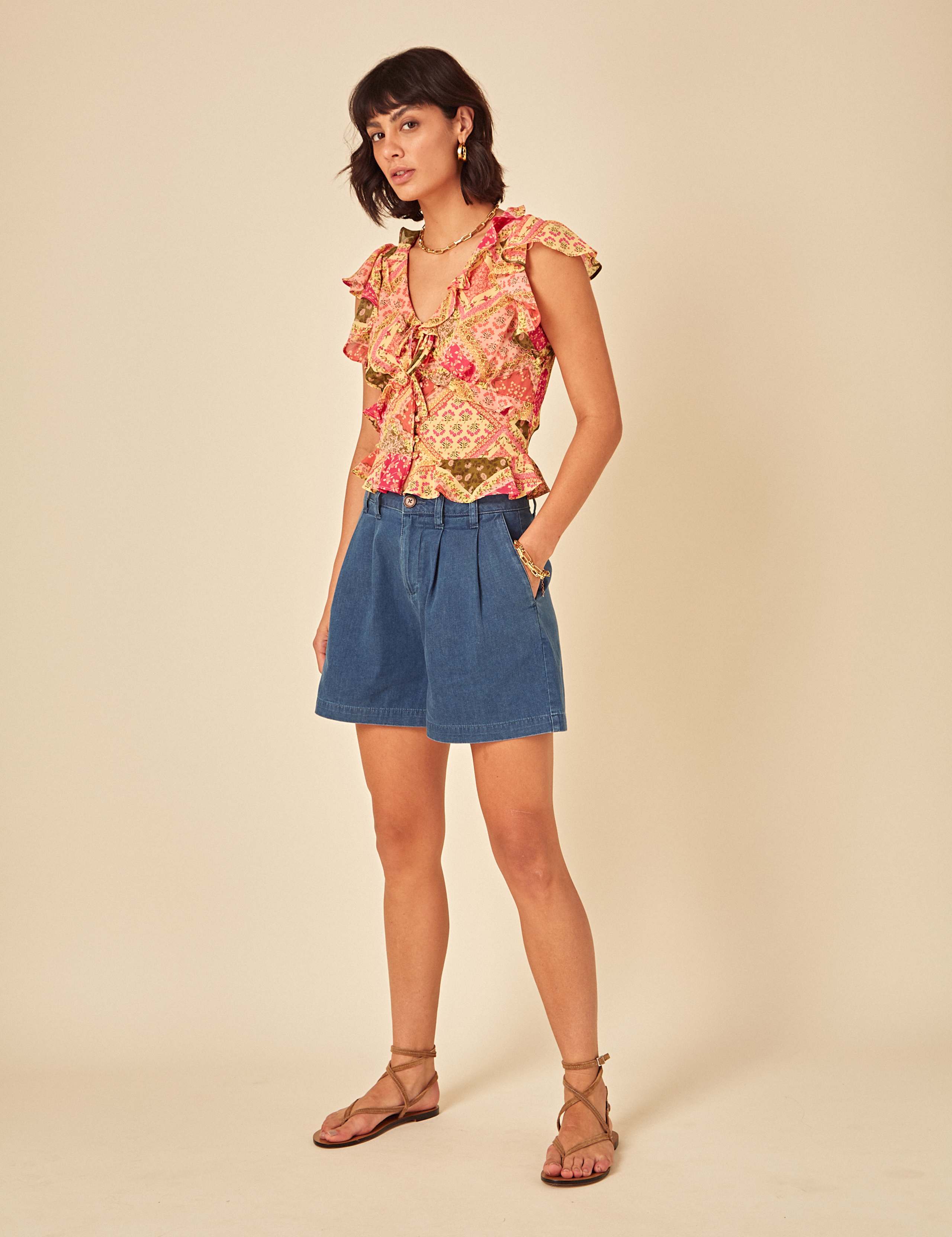 Floral Peplum Top 2 of 4