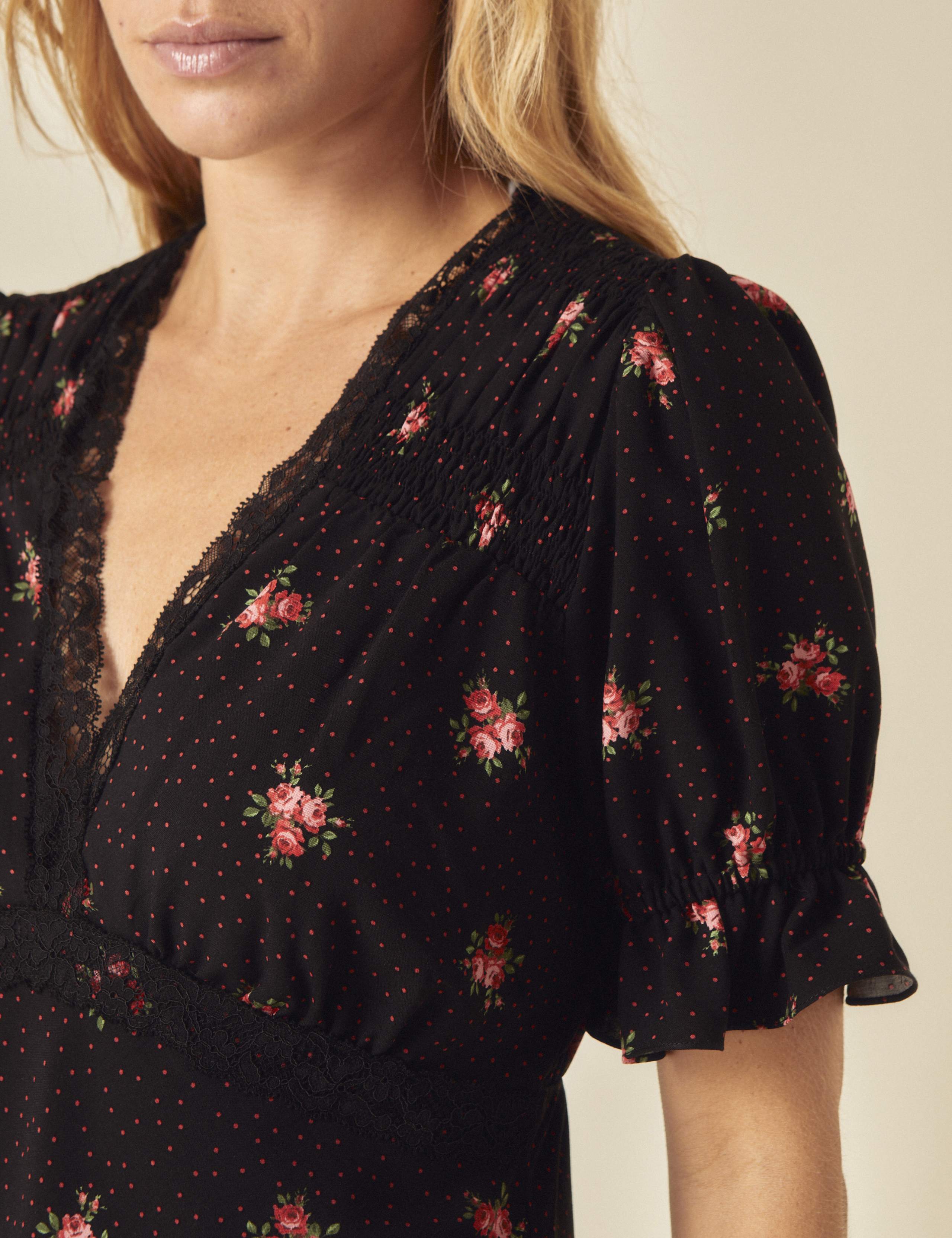 Floral VNeck Top 4 of 5