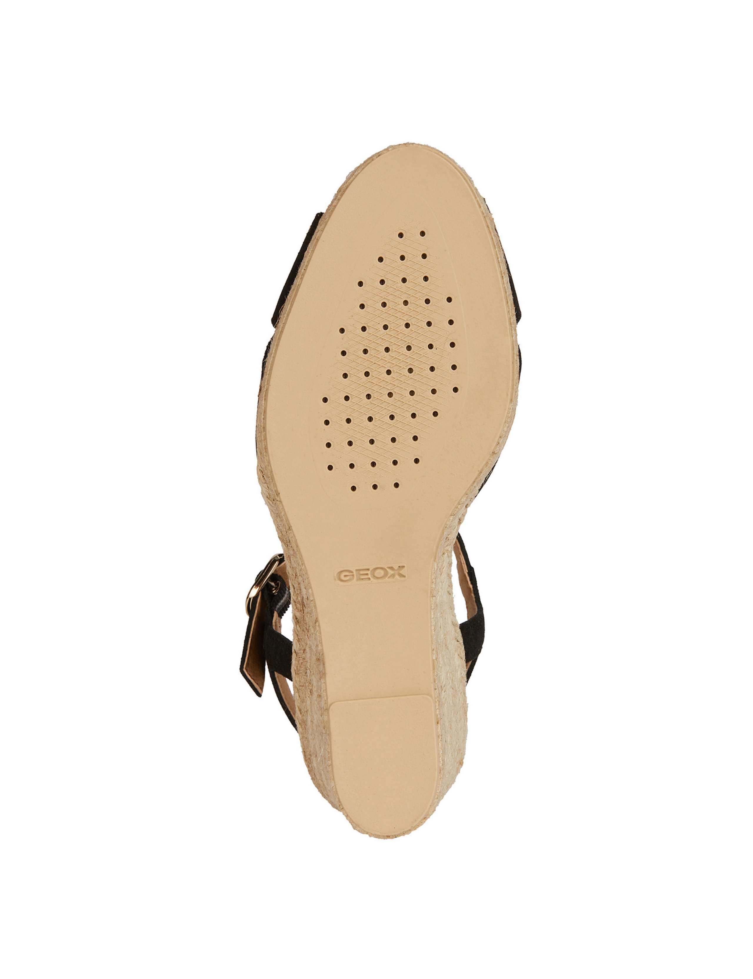 Suede Crossover Ankle Strap Wedge Sandals 7 of 8
