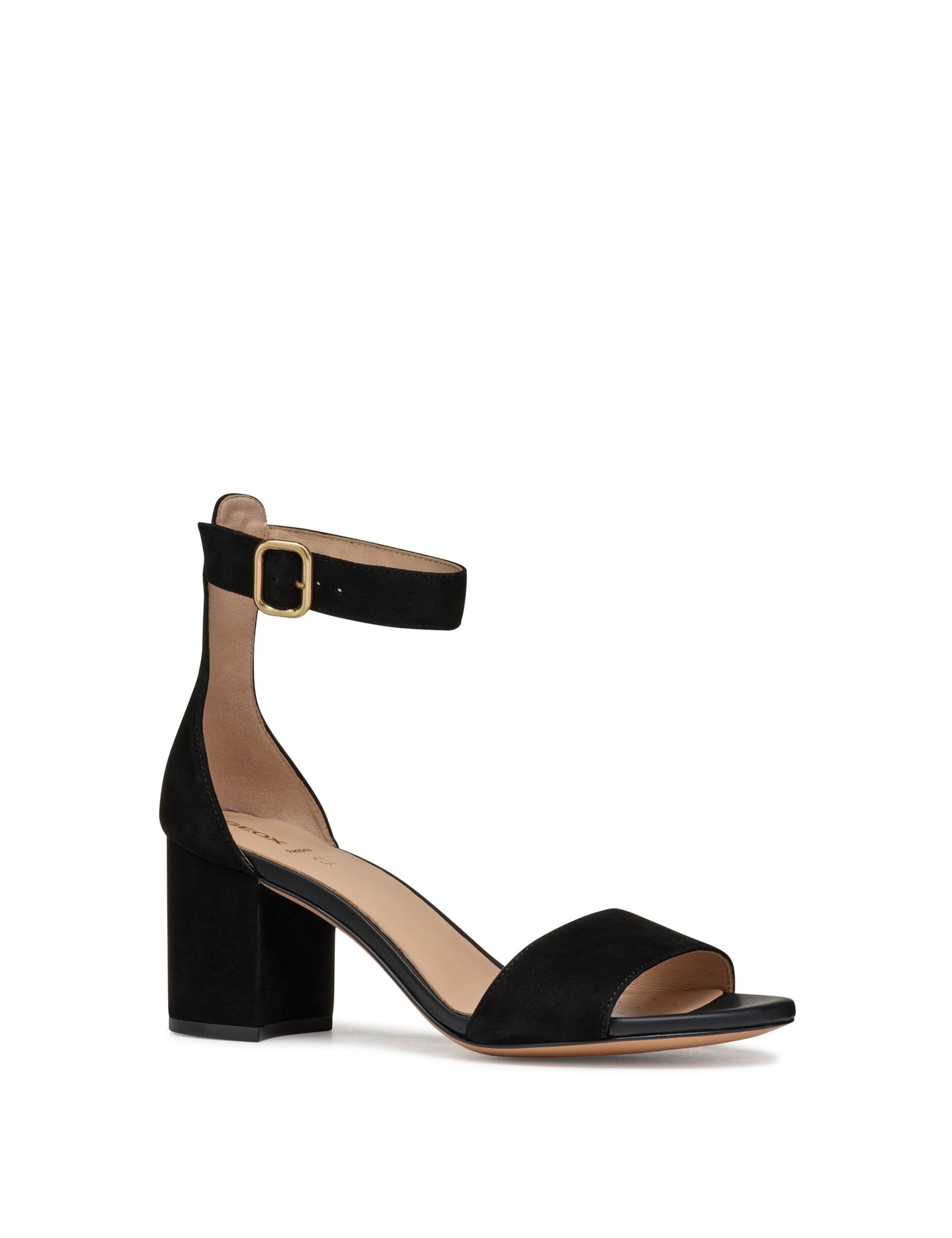 Suede Block Heel Sandals 2 of 6
