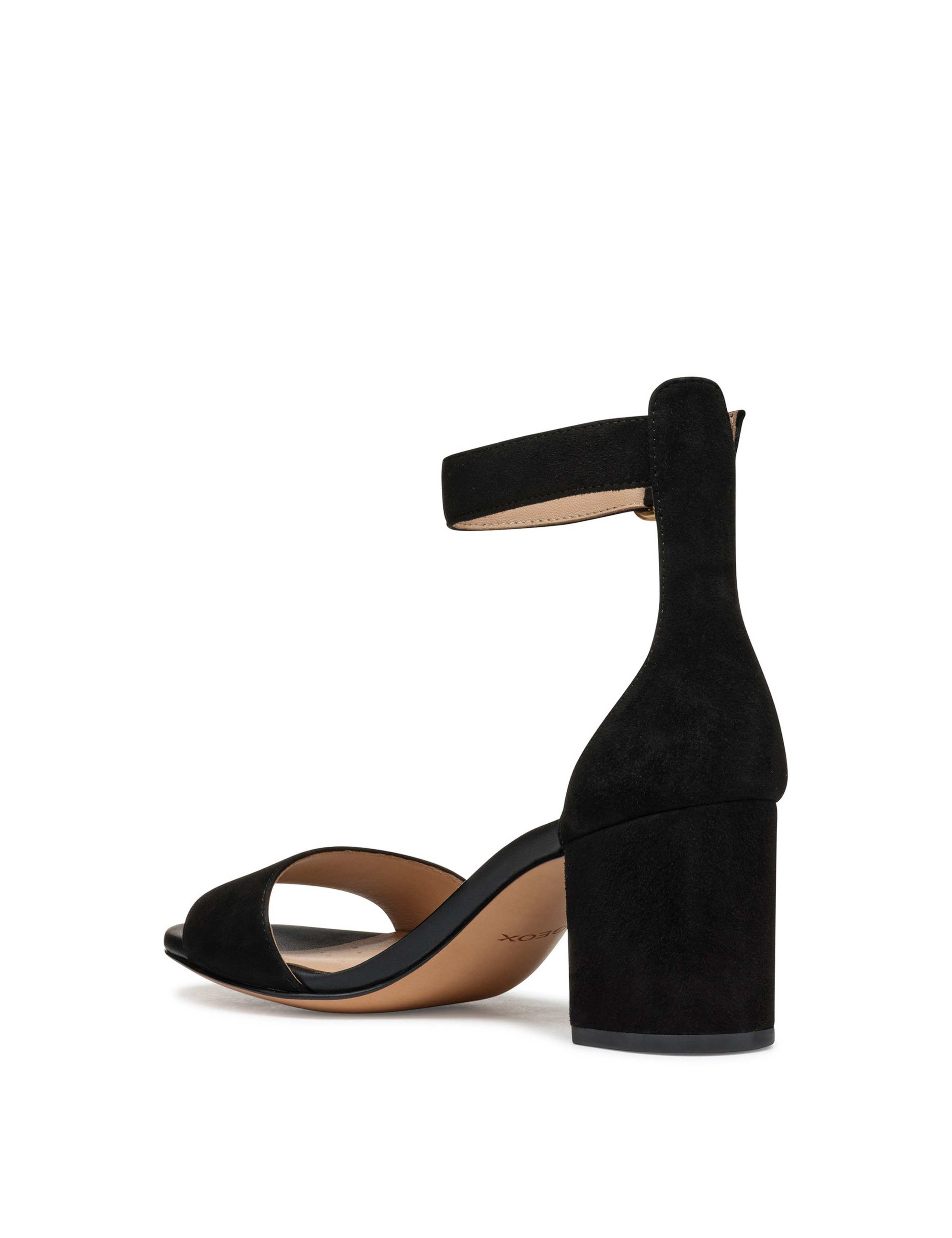Suede Block Heel Sandals 3 of 6