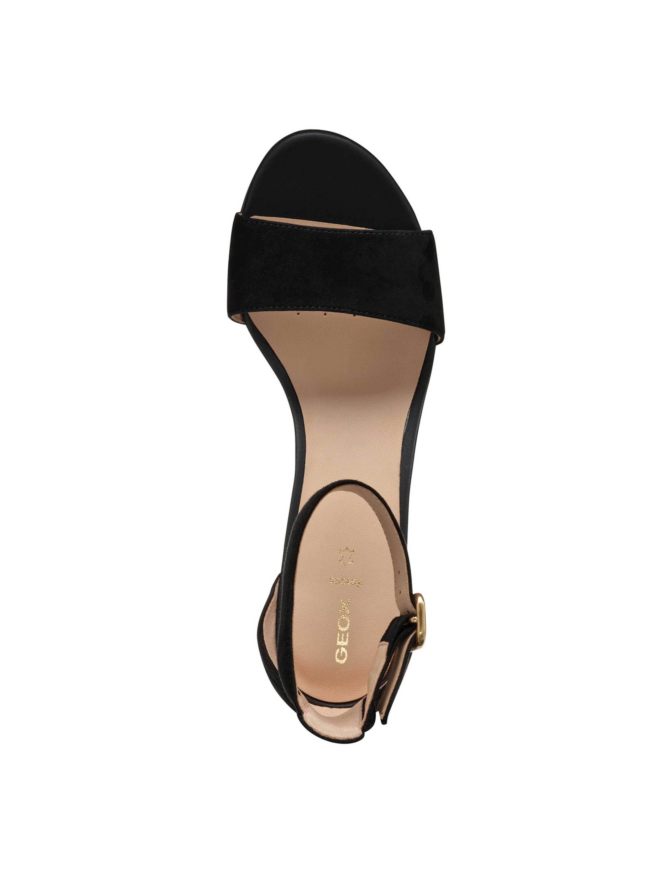 Suede Block Heel Sandals 5 of 6