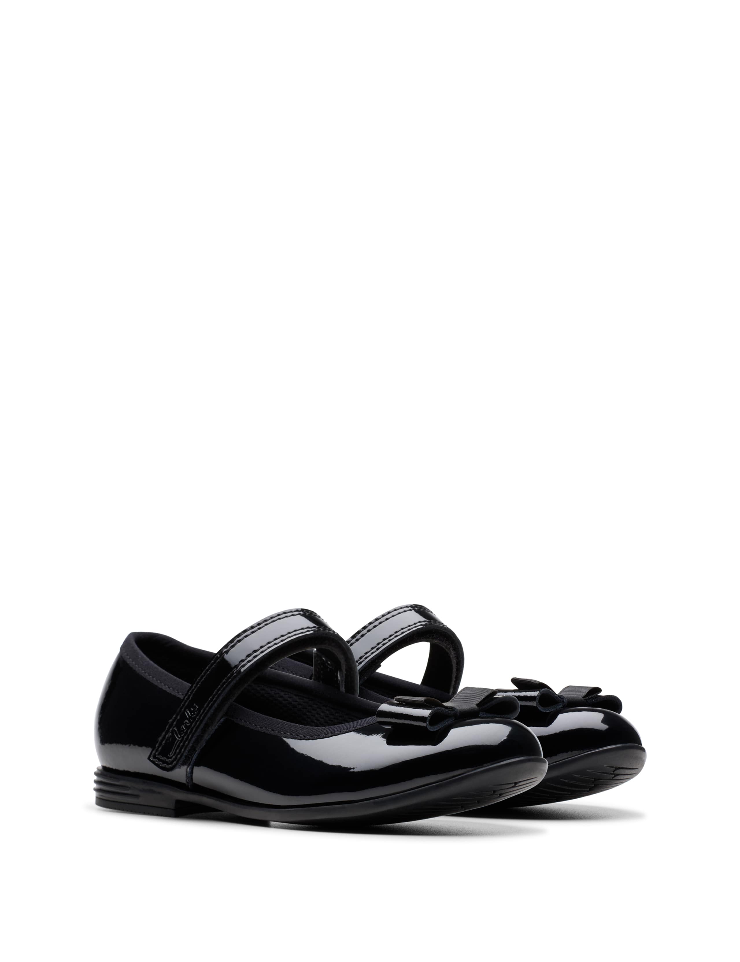 Kids' Patent Mary Jane Riptape School Shoes (7 Small - 12½ Small) 4 of 7