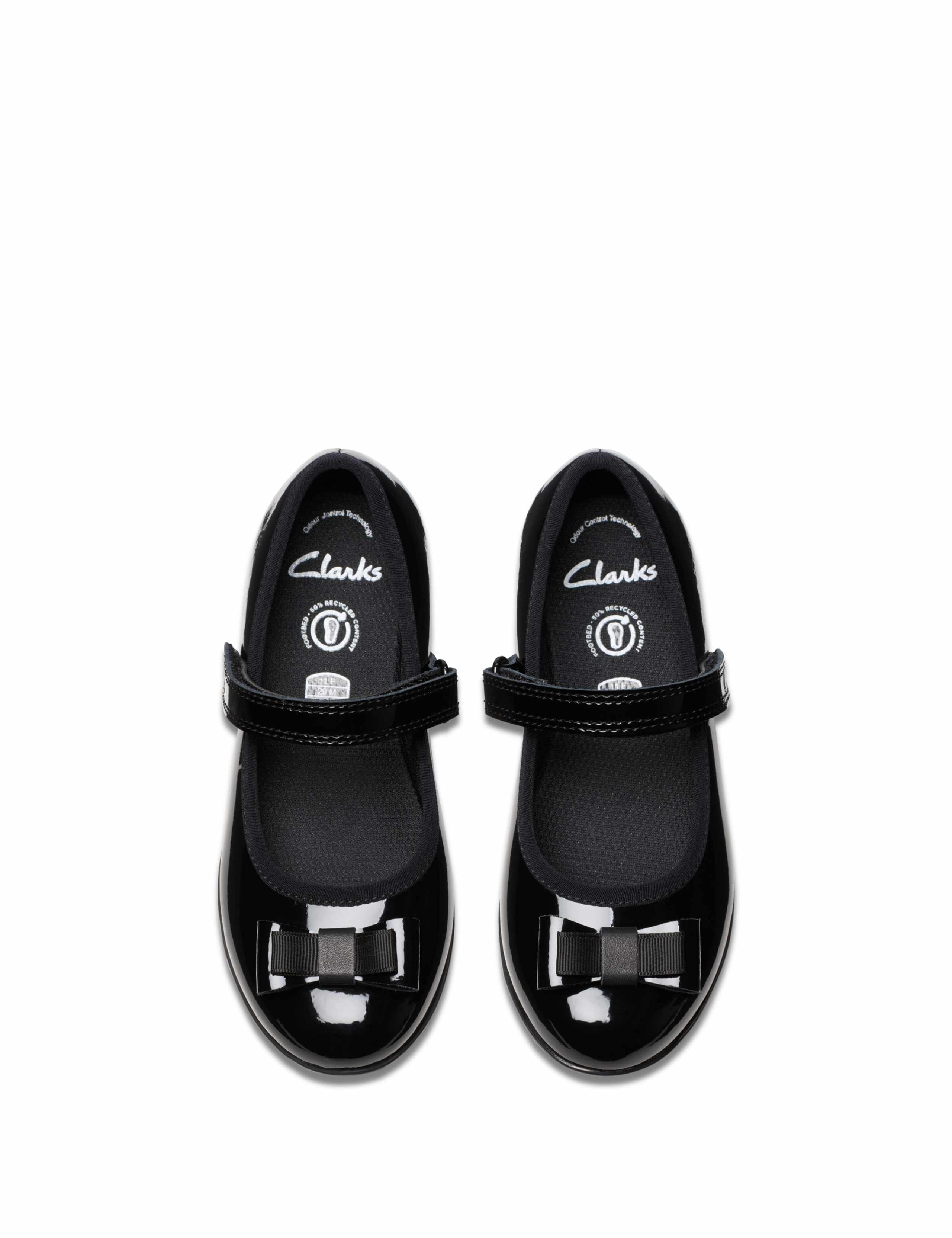 Kids' Patent Mary Jane Riptape School Shoes (7 Small - 12½ Small) 6 of 7