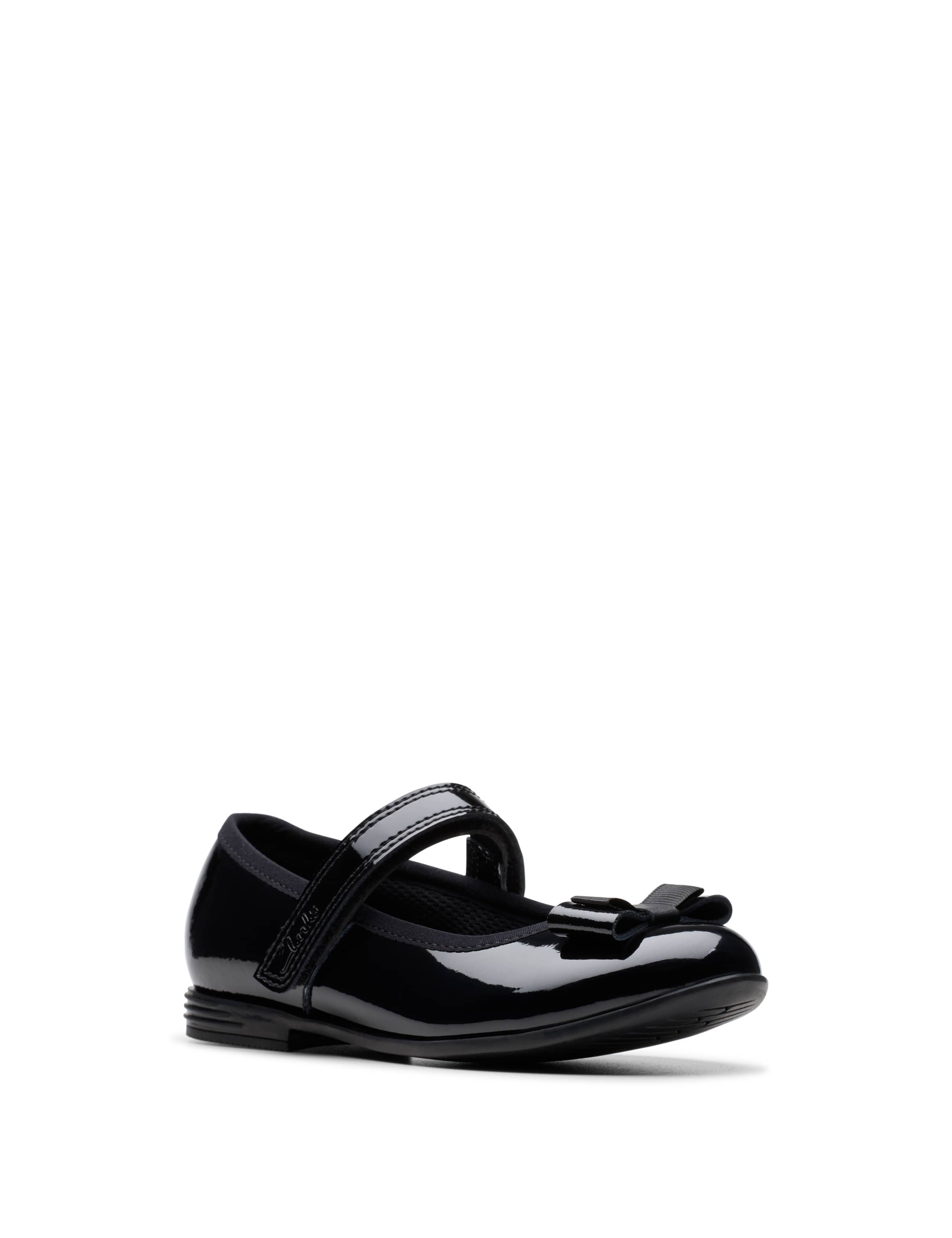 Kids' Patent Mary Jane Riptape School Shoes (7 Small - 12½ Small) 7 of 7