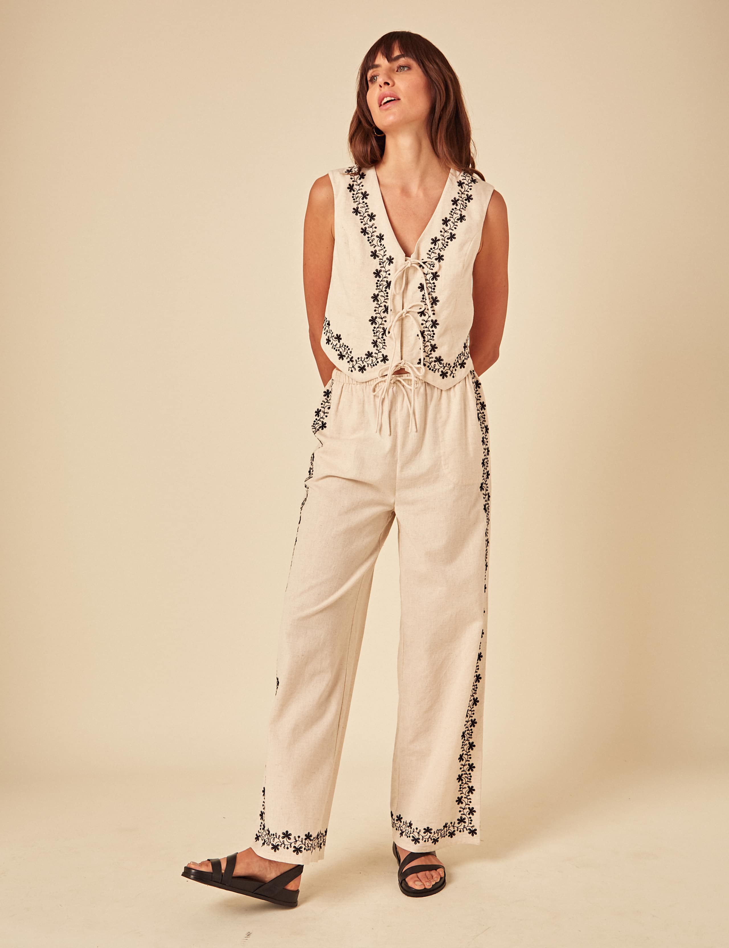 Cotton Rich Embroidered Waistcoat 4 of 5