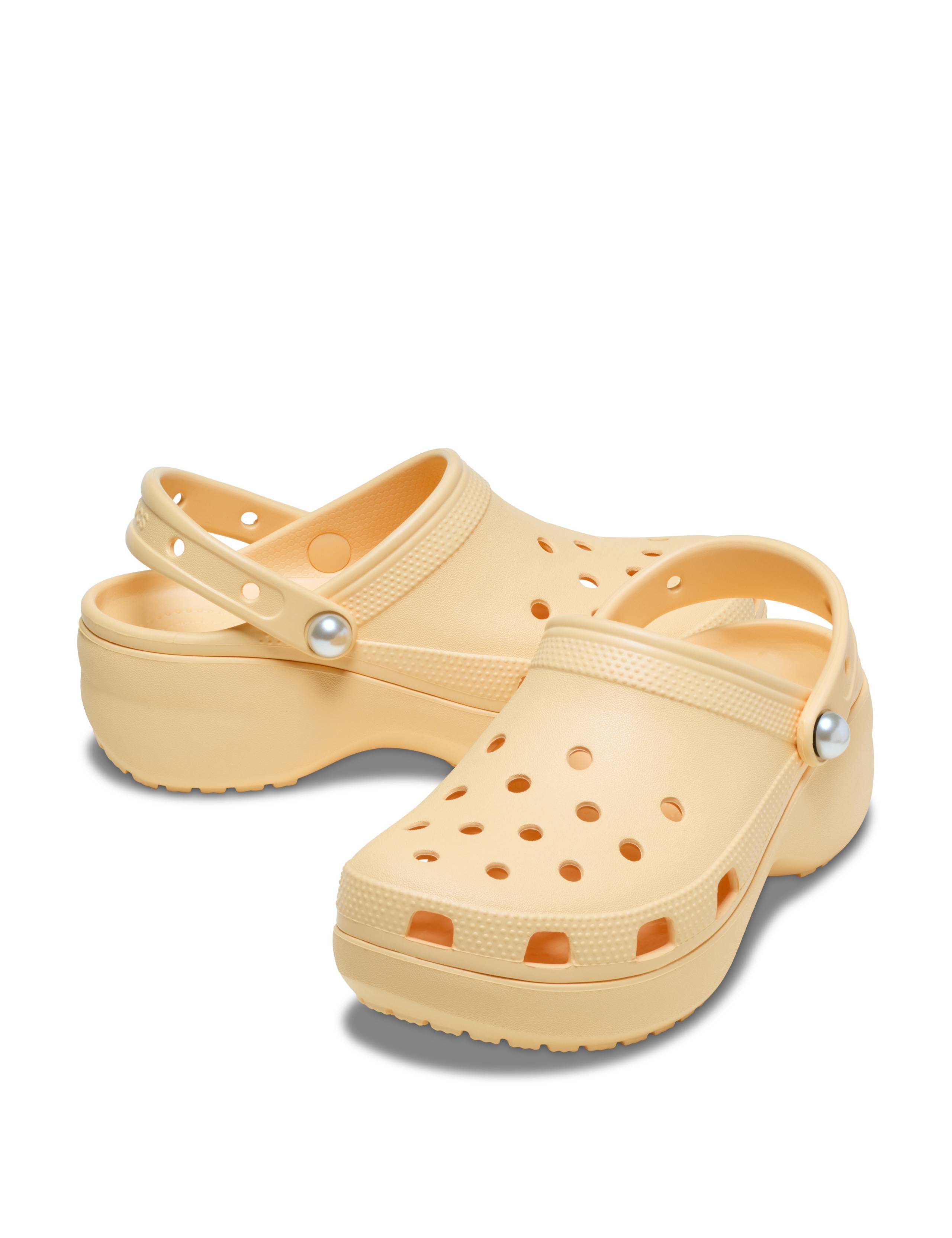 Pearl Ankle Strap Platform Clogs 6 of 6