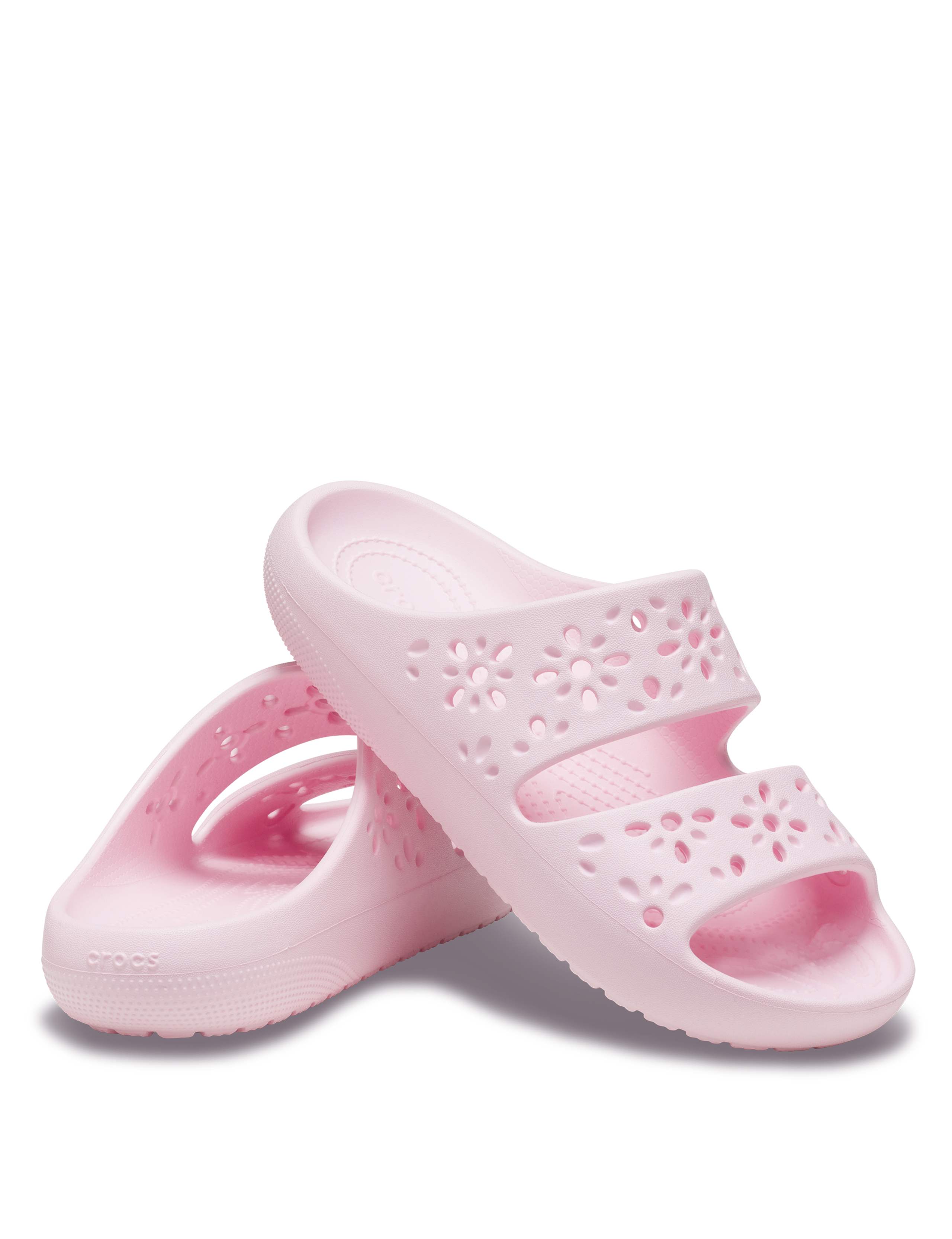 Classic Floral Cut Out Flat Sandals 2 of 7