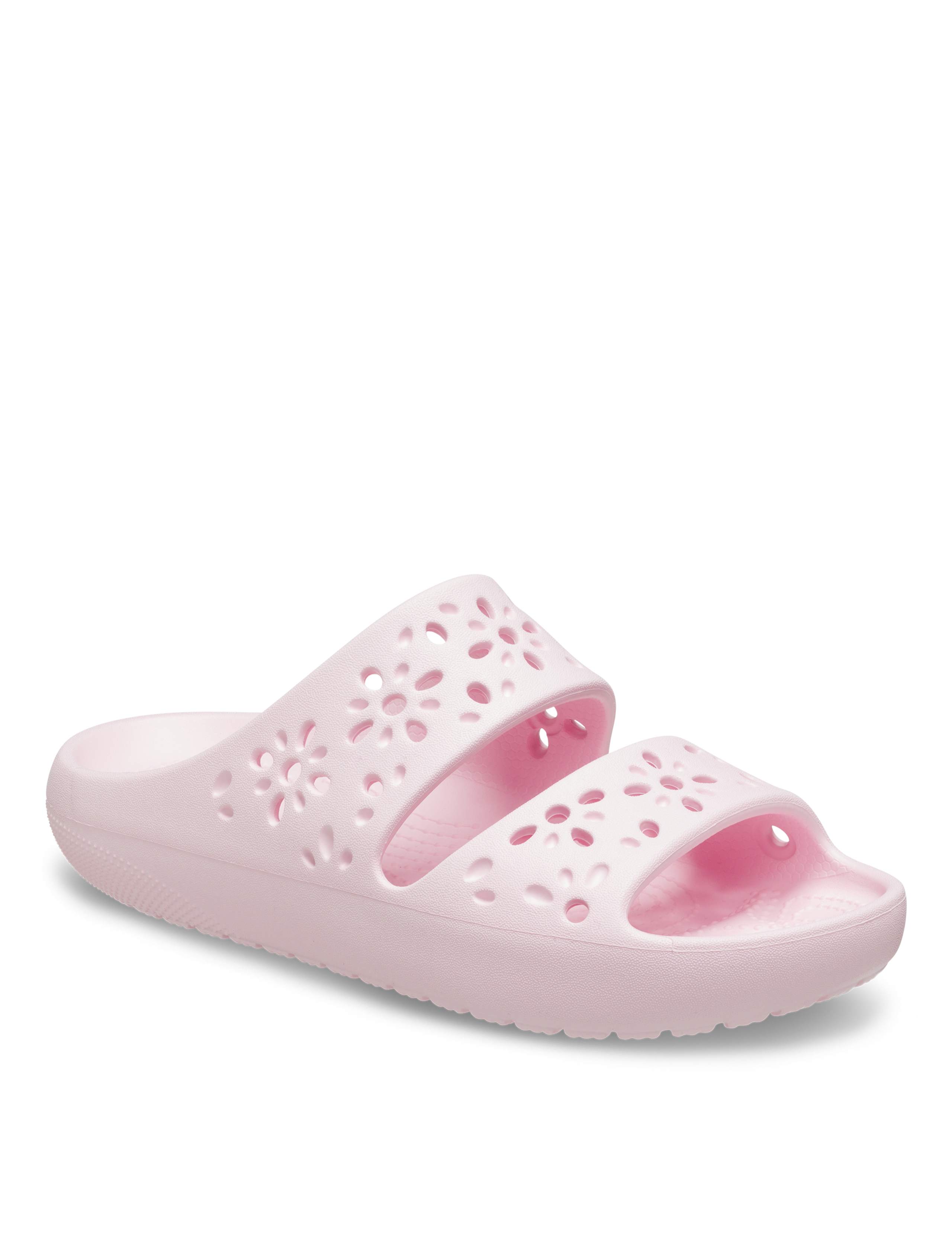 Classic Floral Cut Out Flat Sandals 4 of 7