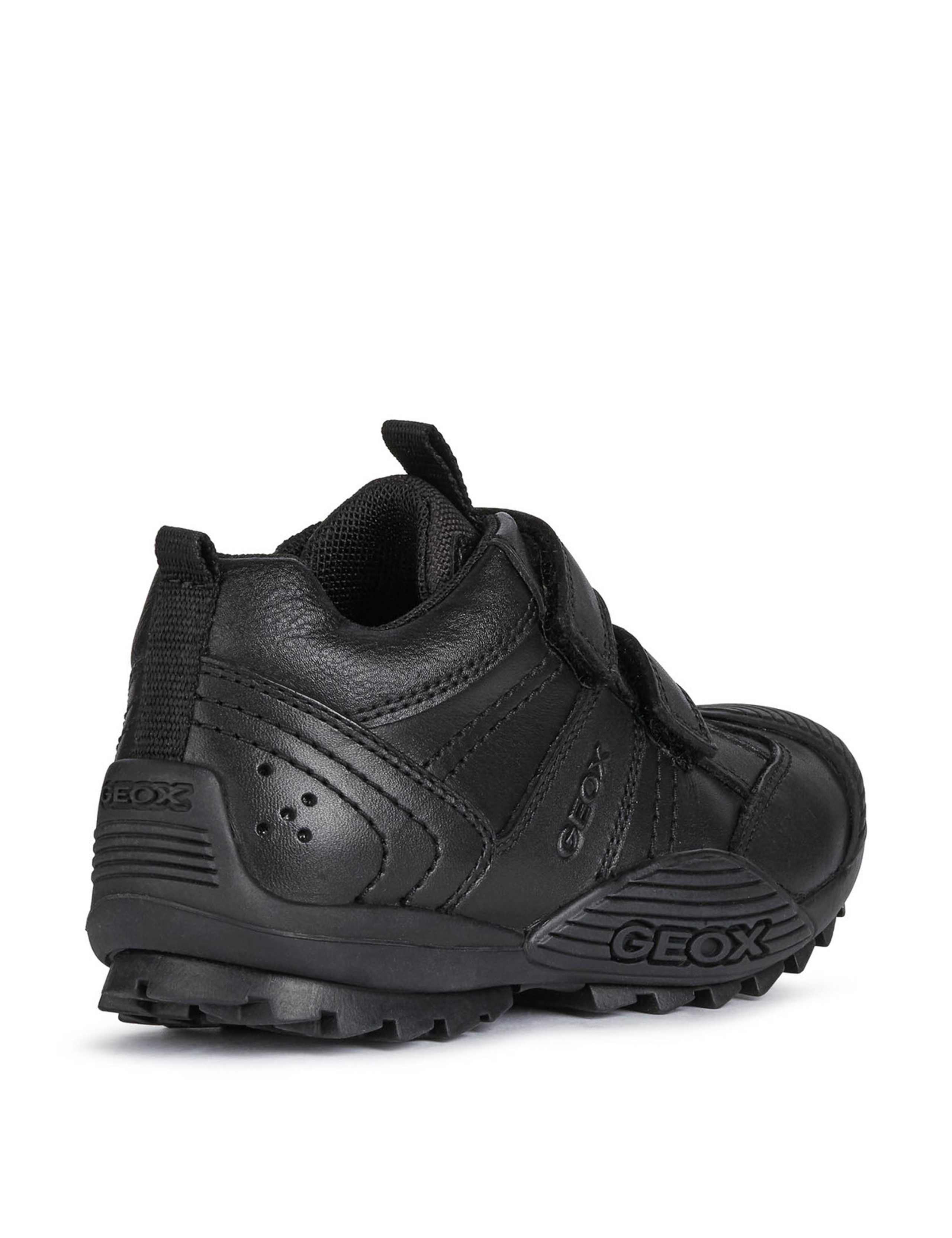 Kids' Leather Riptape School Shoes (10 Small-2½ Large) 4 of 6