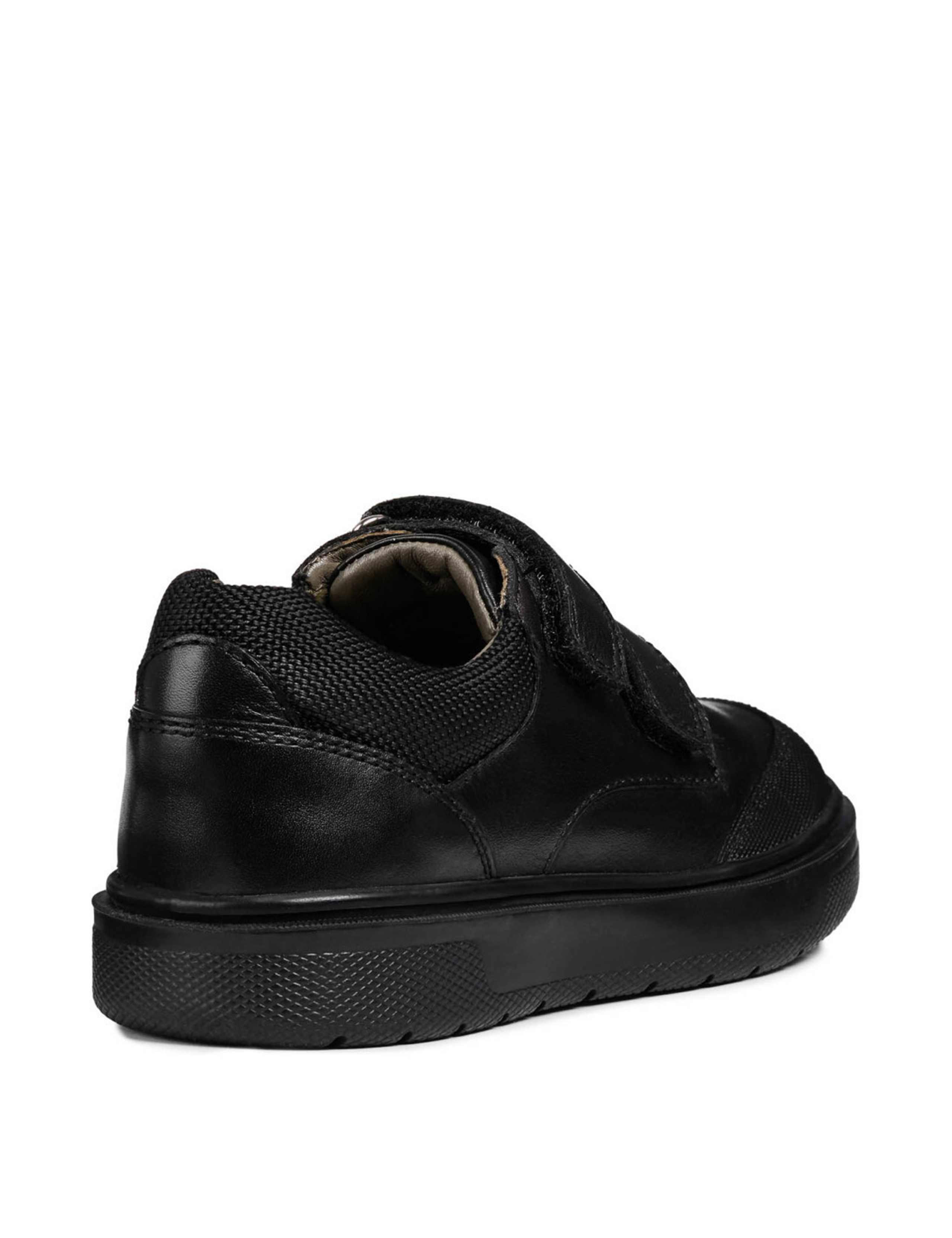 Kids' Leather Riptape School Shoes (10 Small-2½ Large) 4 of 6
