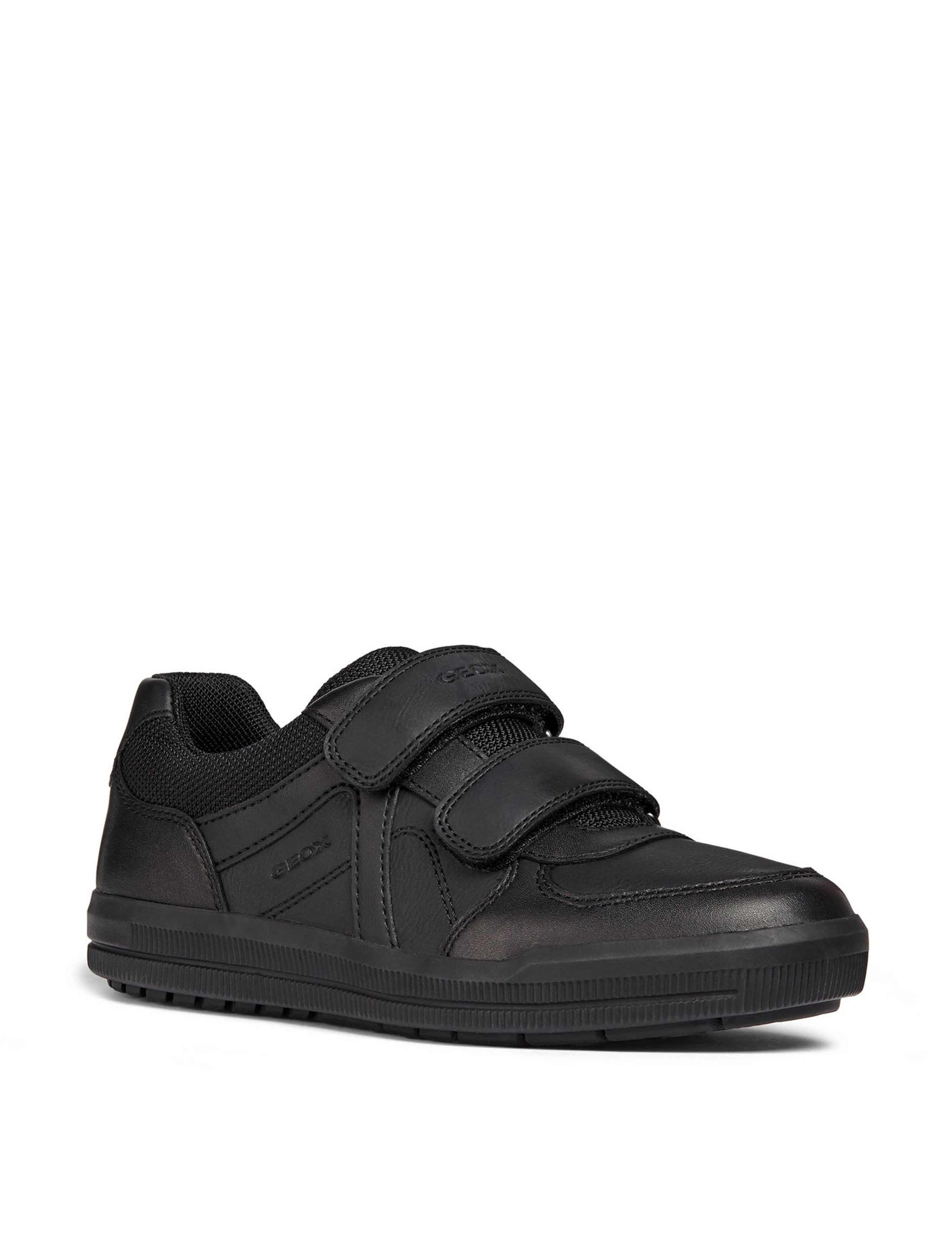 Kids' Leather Riptape School Shoes (10 Small-7 Large) 2 of 6