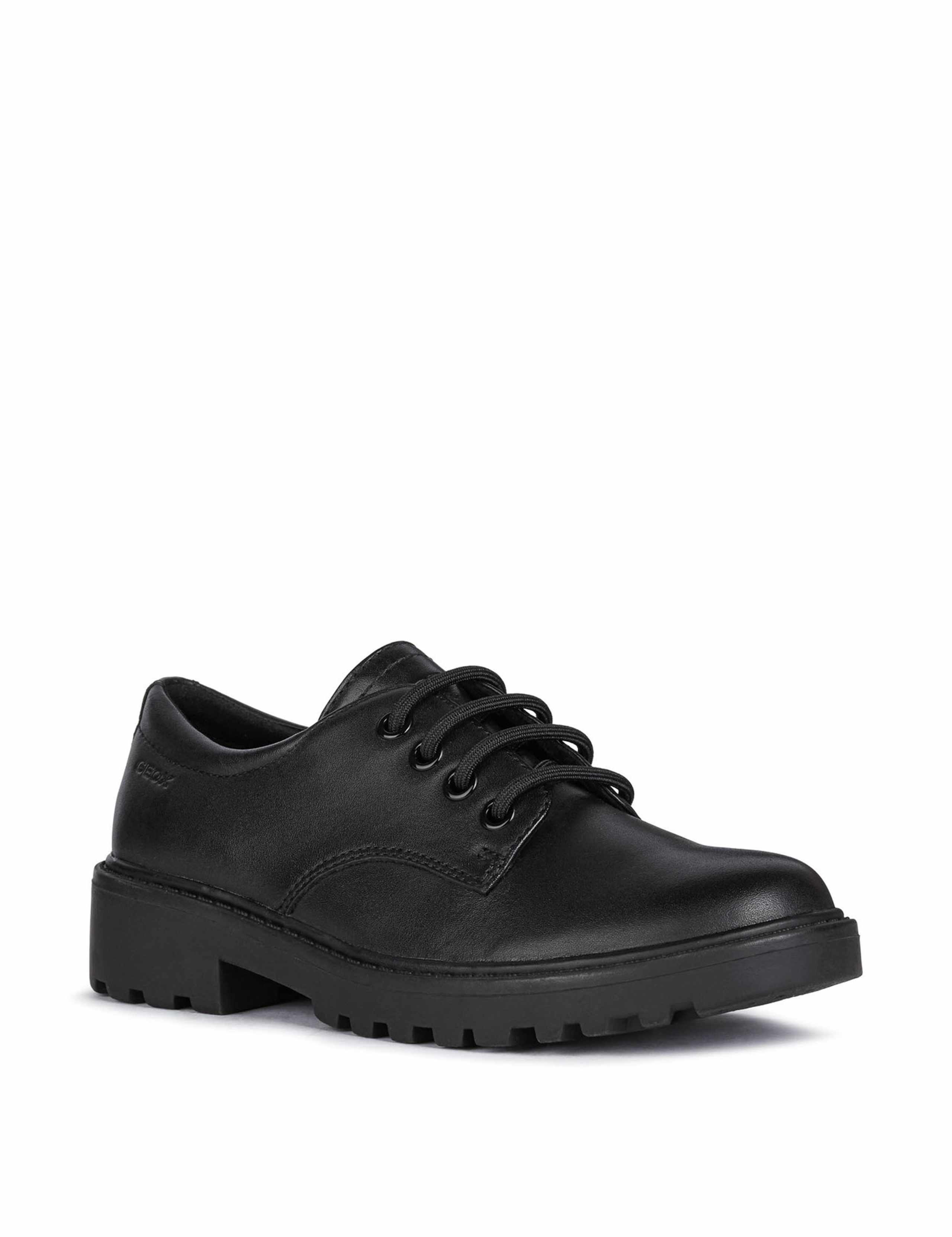 Kids' Leather School Shoes (13 Small-6 Large) 2 of 6
