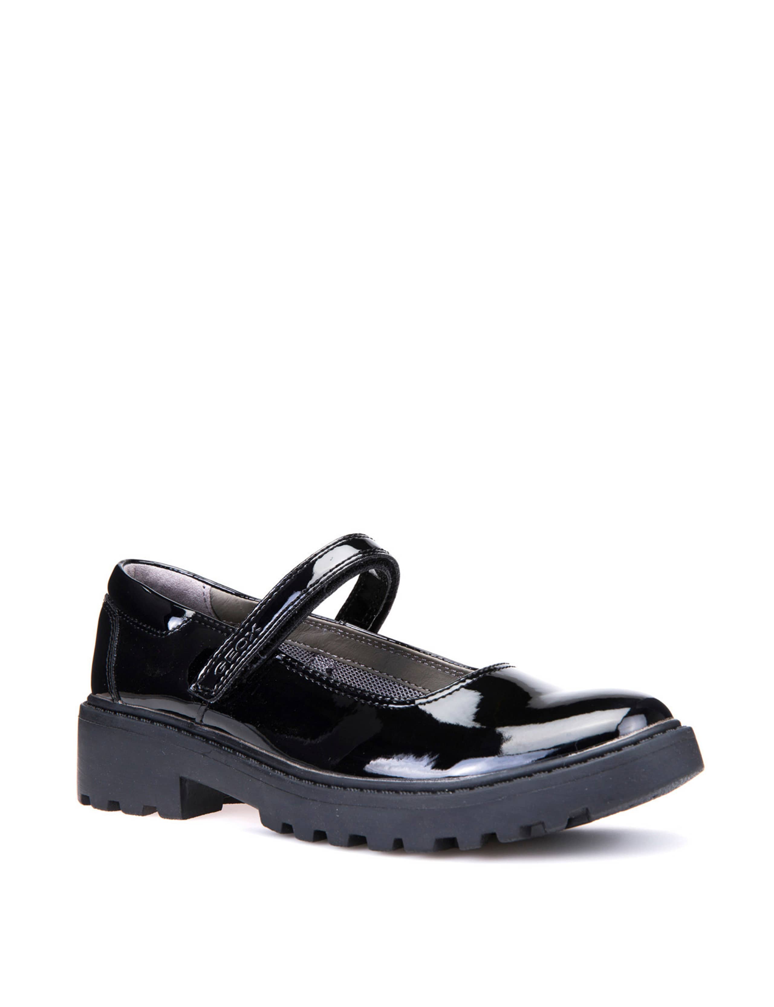 Kids' Leather Riptape School Shoes (13 Small-6 Large) 2 of 5