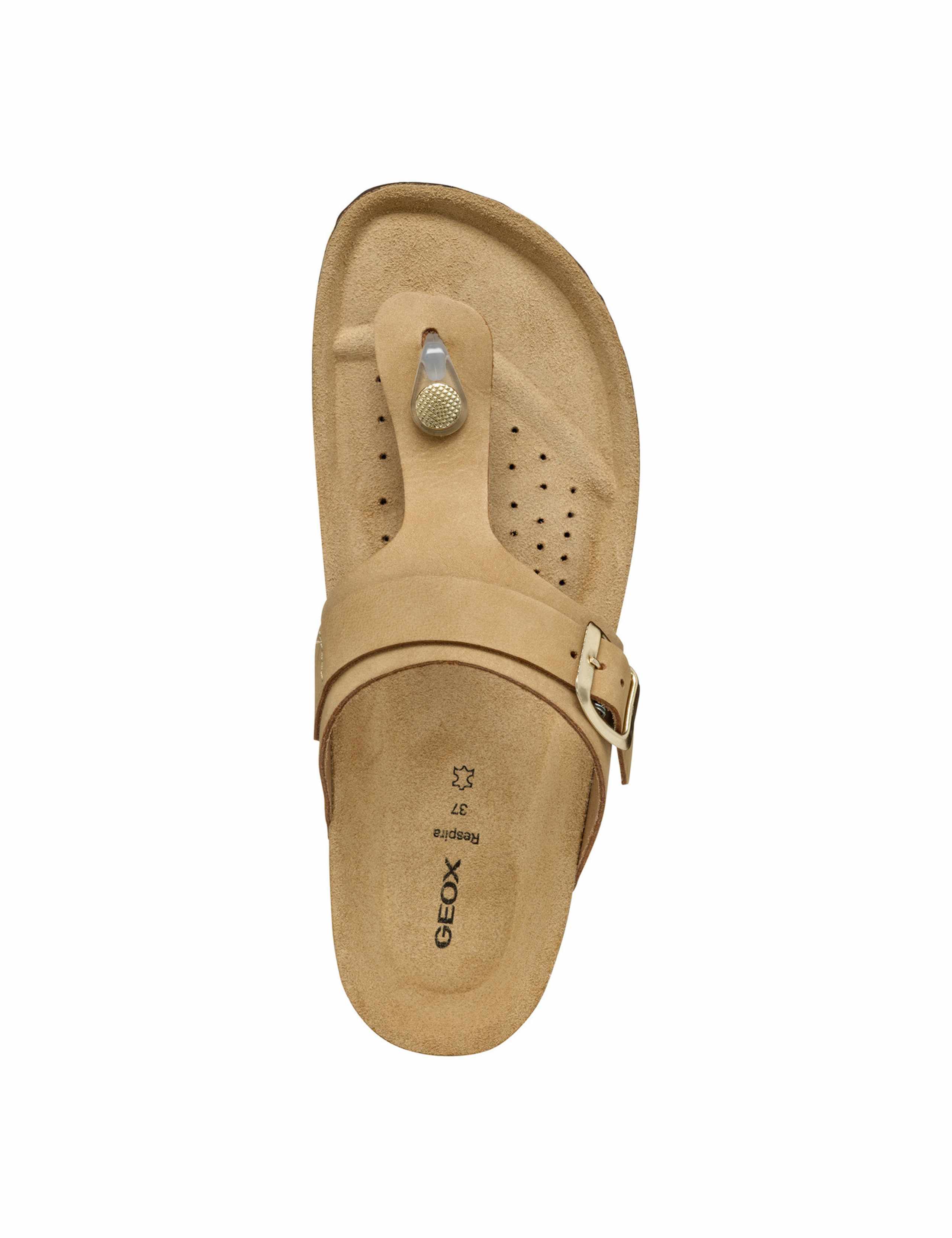 Leather Flat Sliders 5 of 6