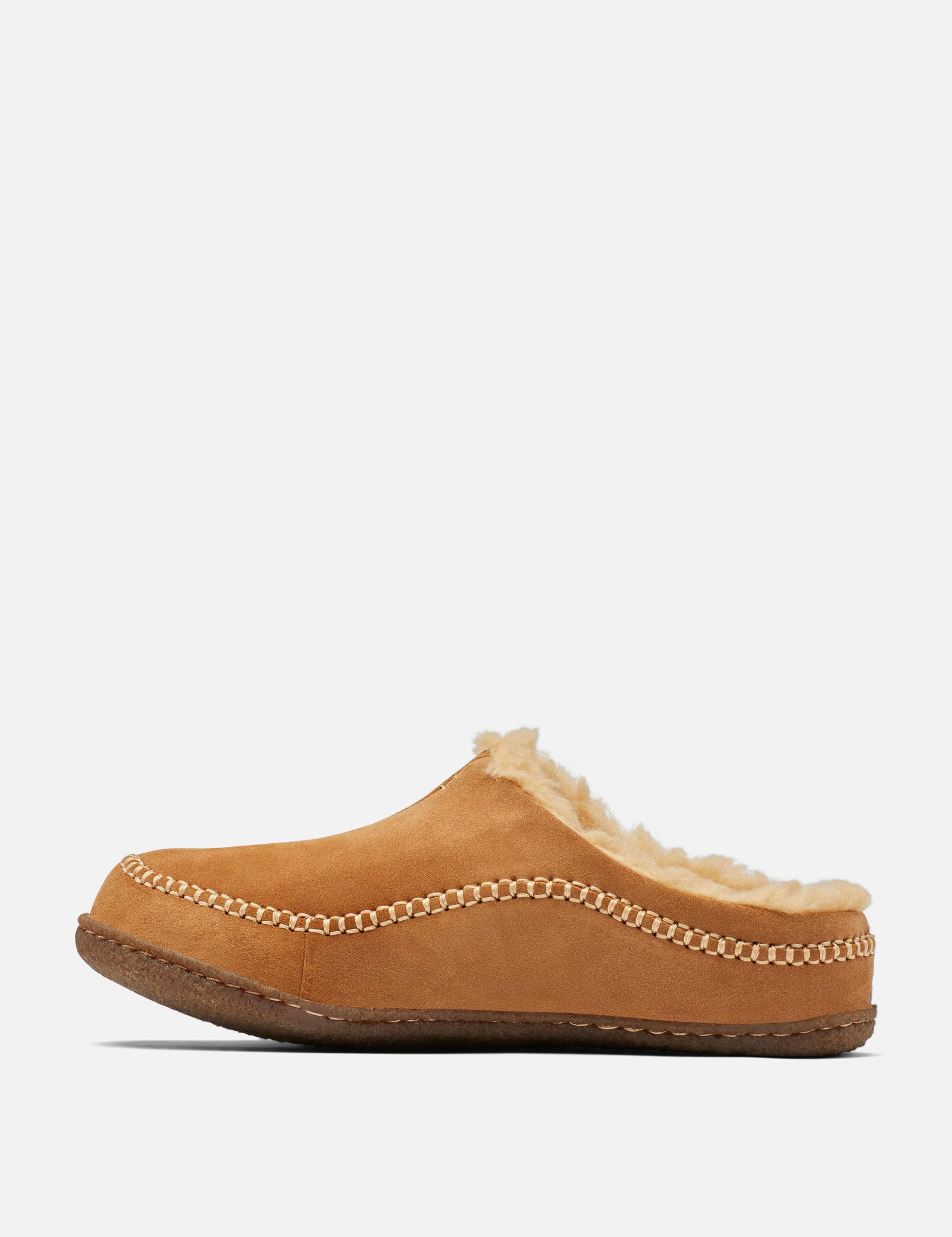 Lanner Ridge Suede Shearling Slippers 3 of 6