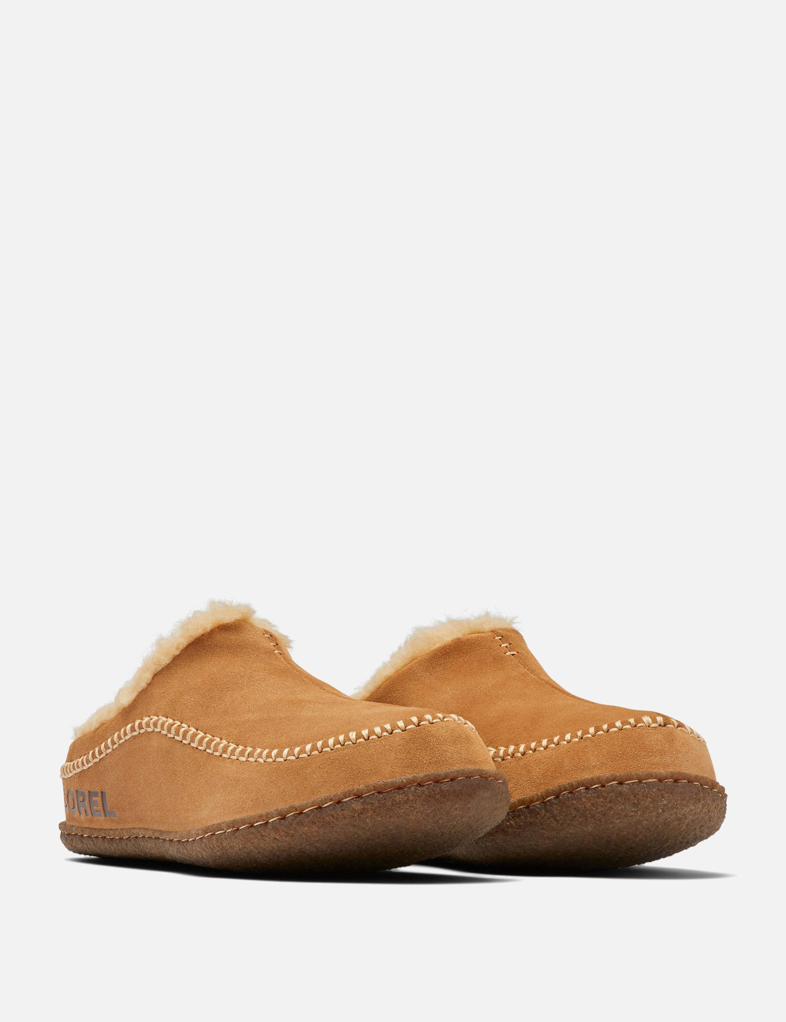 Lanner Ridge Suede Shearling Slippers 2 of 6