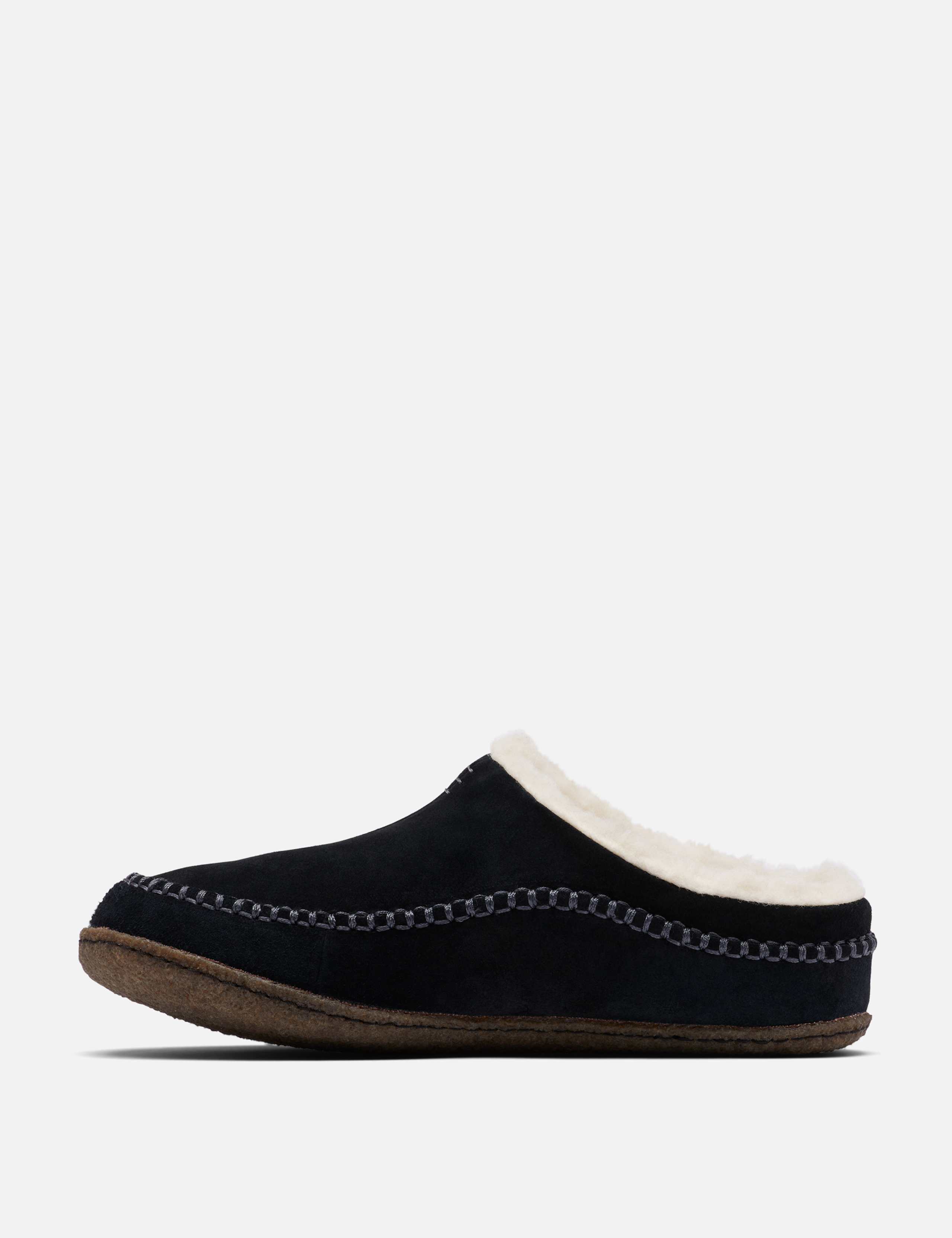 Lanner Ridge Suede Shearling Slippers 3 of 6