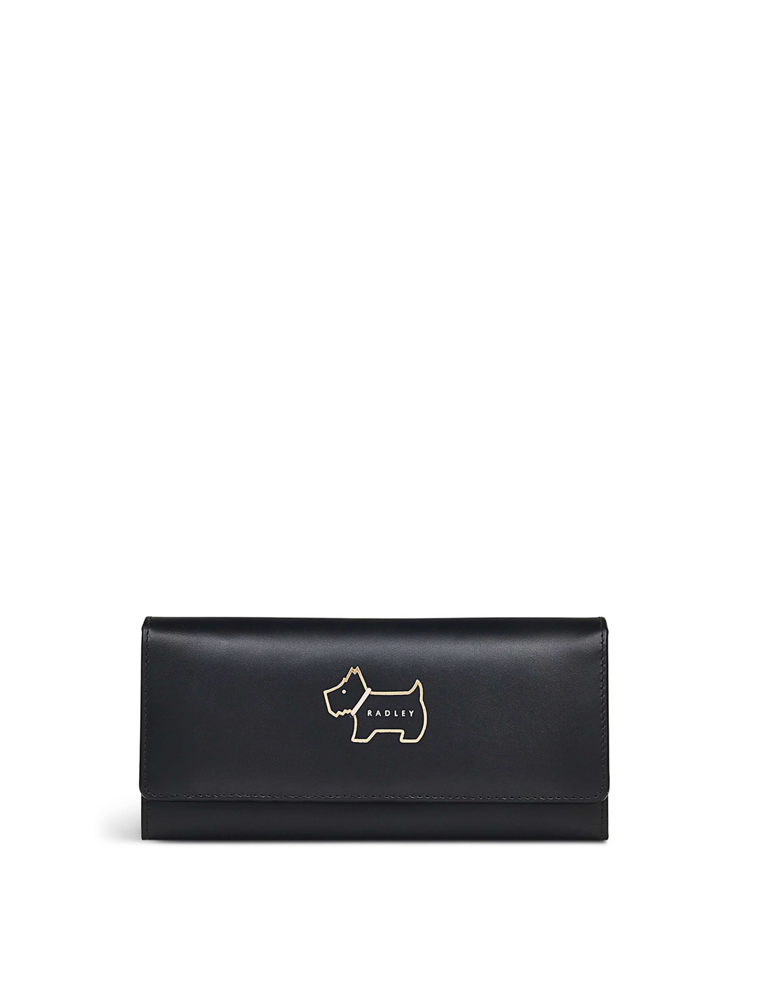 Heritage Dog Outline Leather Foldover Purse 1 of 4