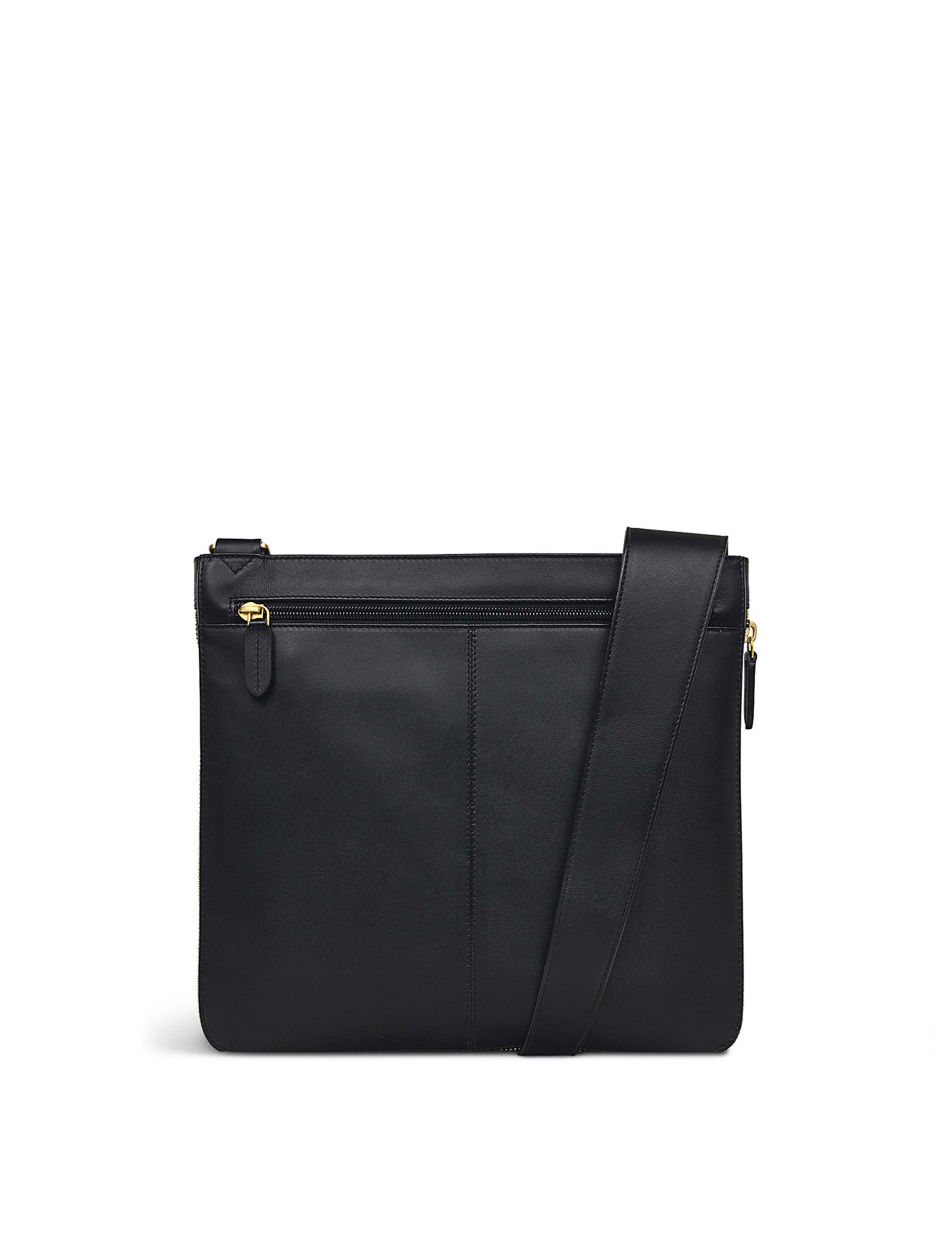 Pockets Leather Zip Around Cross Body Bag 2 of 4