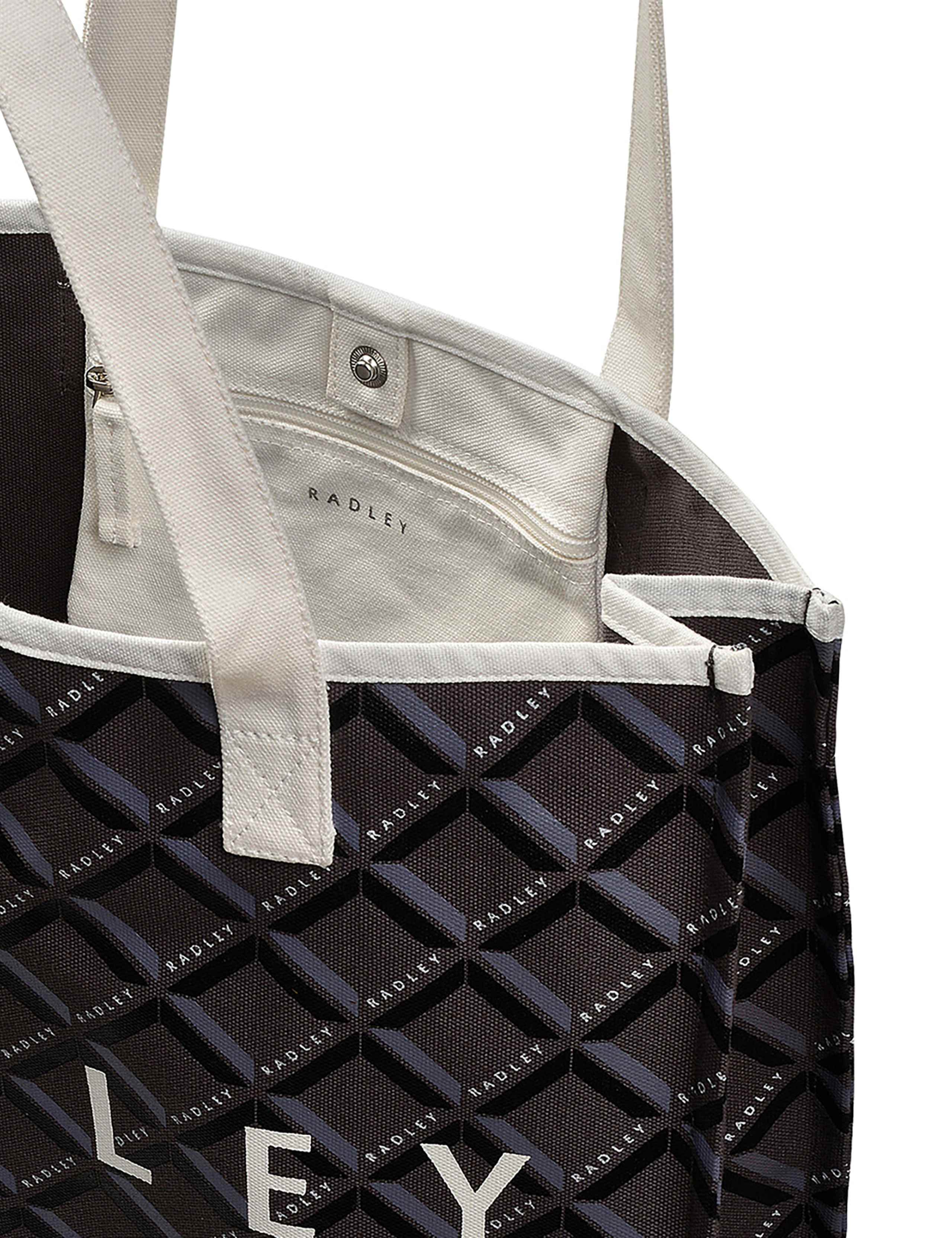 Canvas Geometric Tote Bag 3 of 4