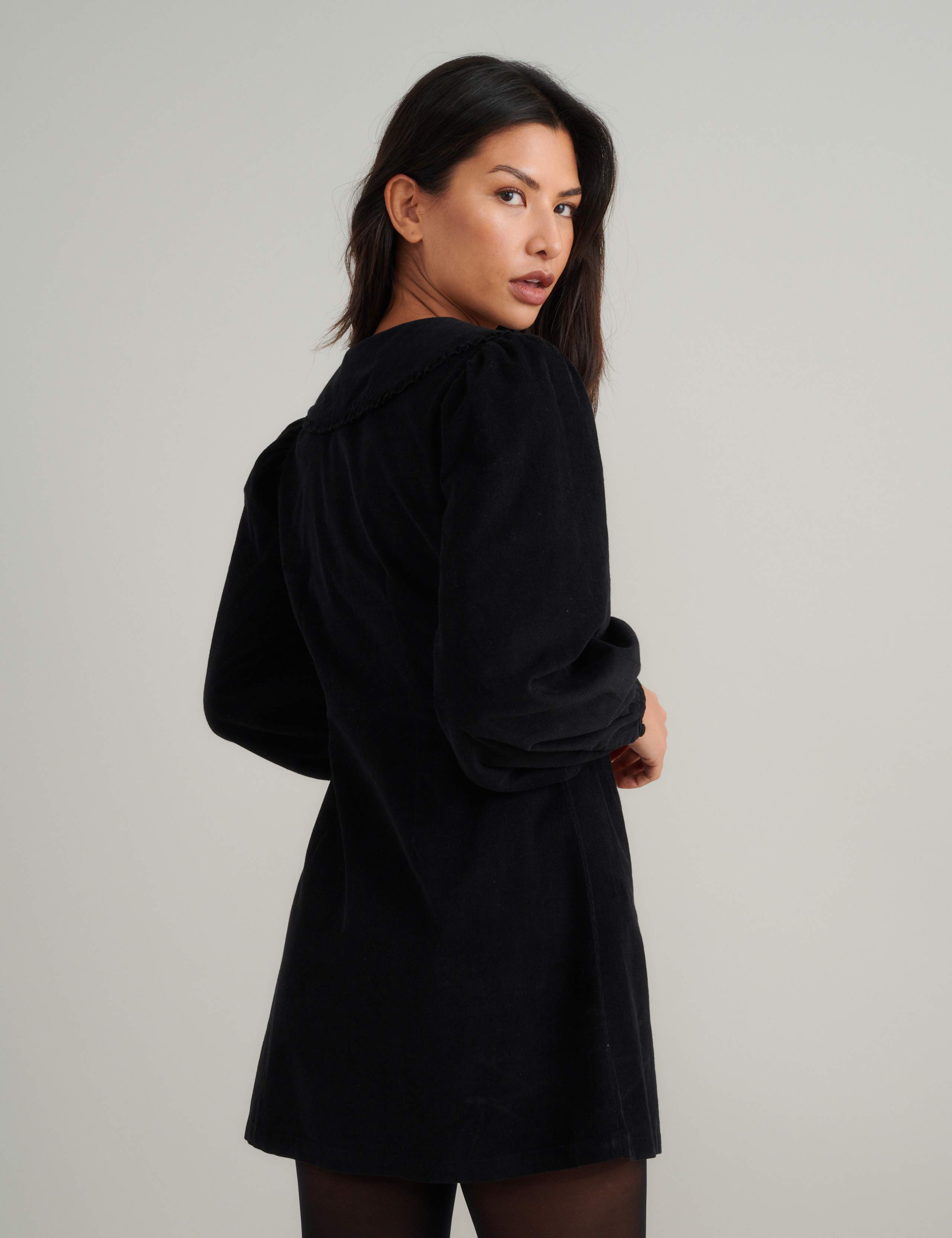 Pure Cotton Embroidered Mini Waisted Dress 2 of 3