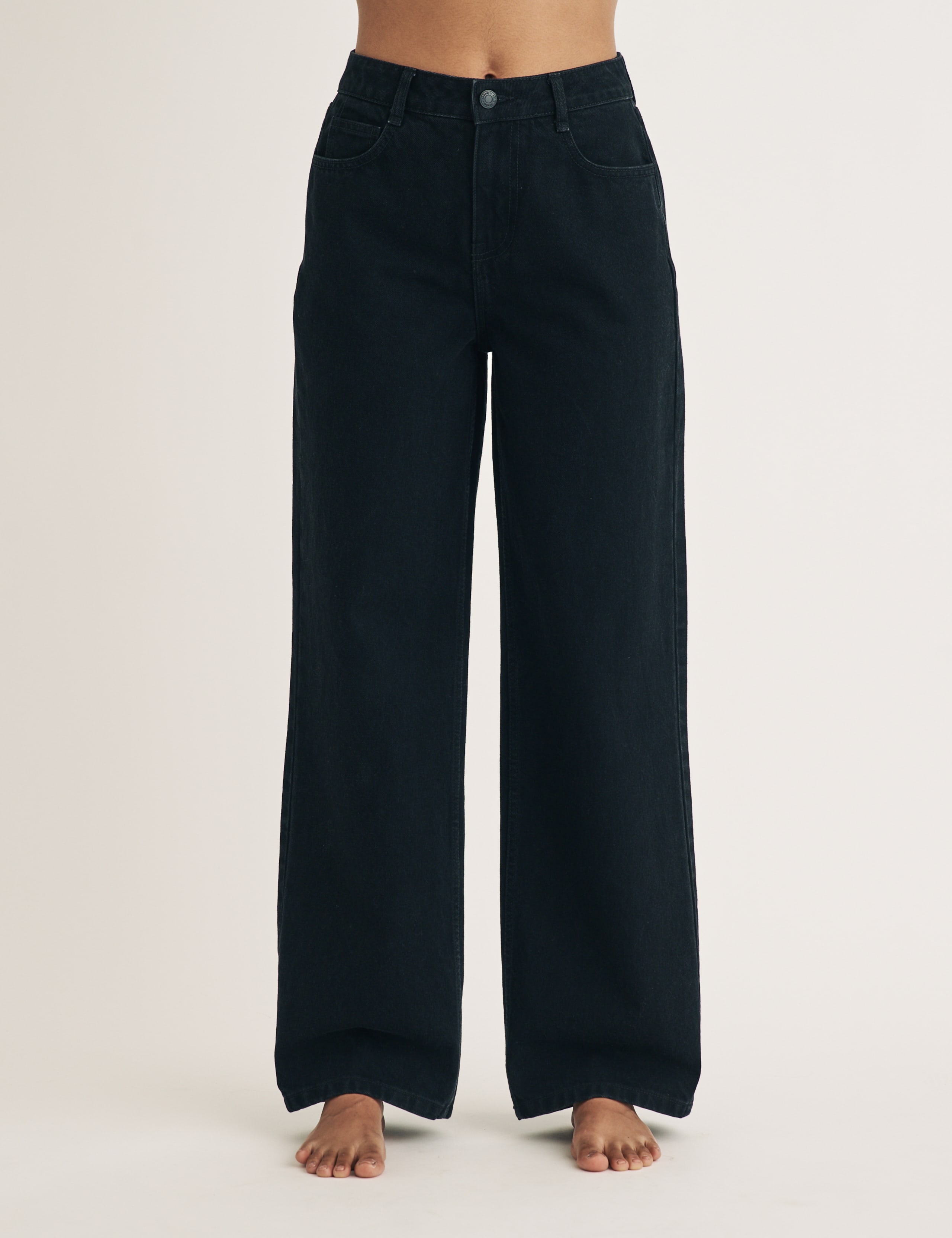 High Waisted Wide Leg Jeans 2 of 5