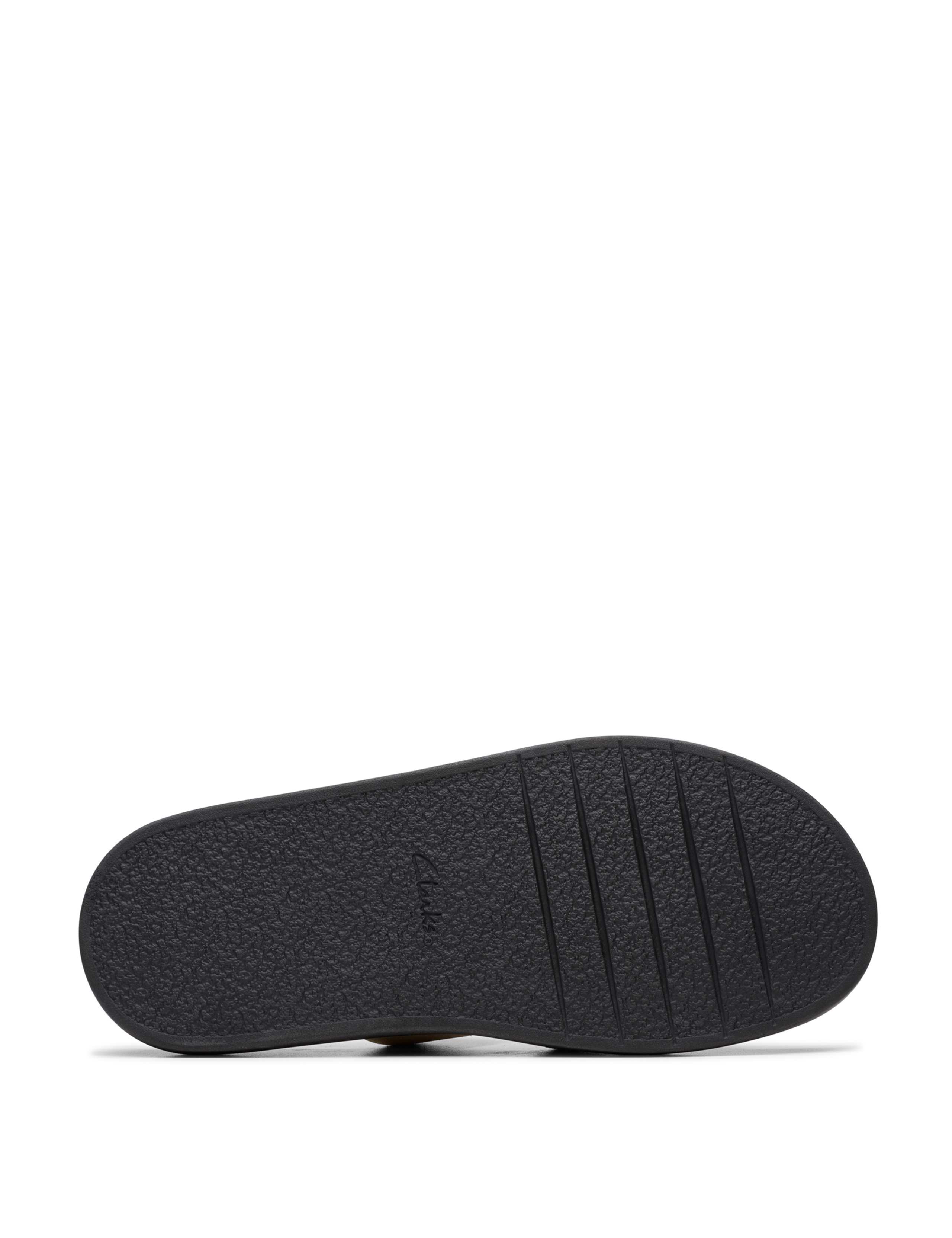 Suede Buckle Flatform Mules 5 of 7