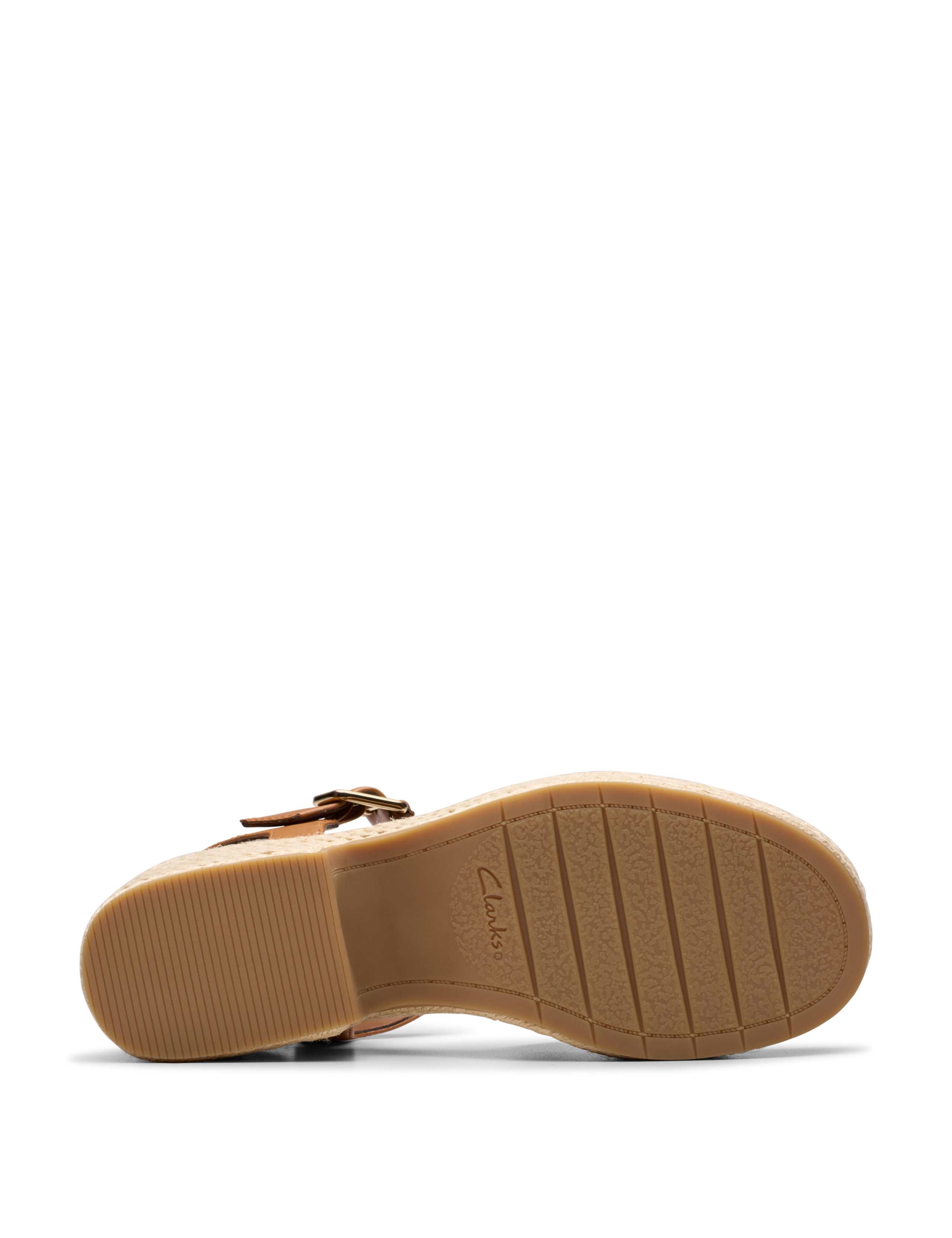 Leather Wedge Heel Espadrille Sandals 5 of 7