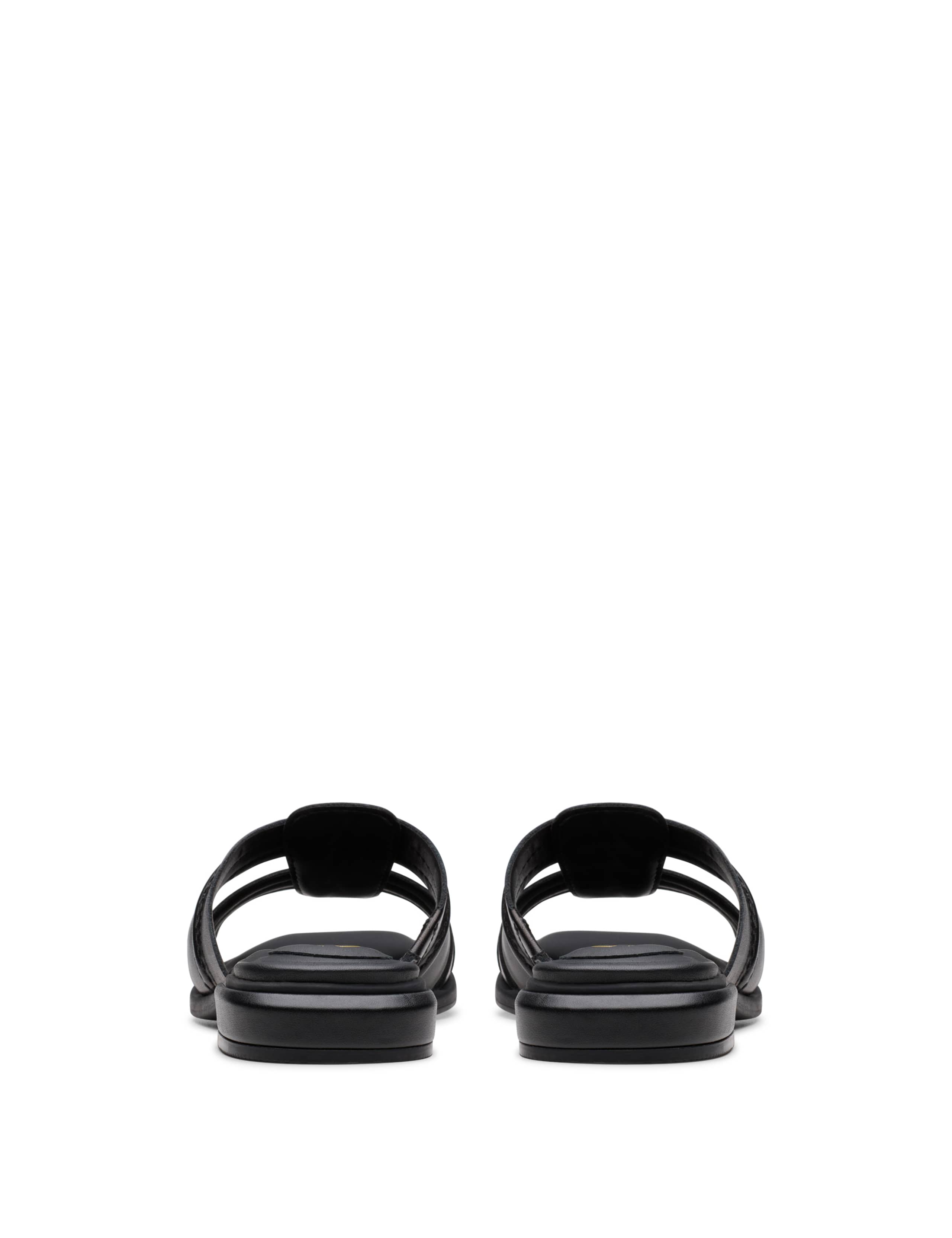 Leather Strappy Open Toe Mules 7 of 7