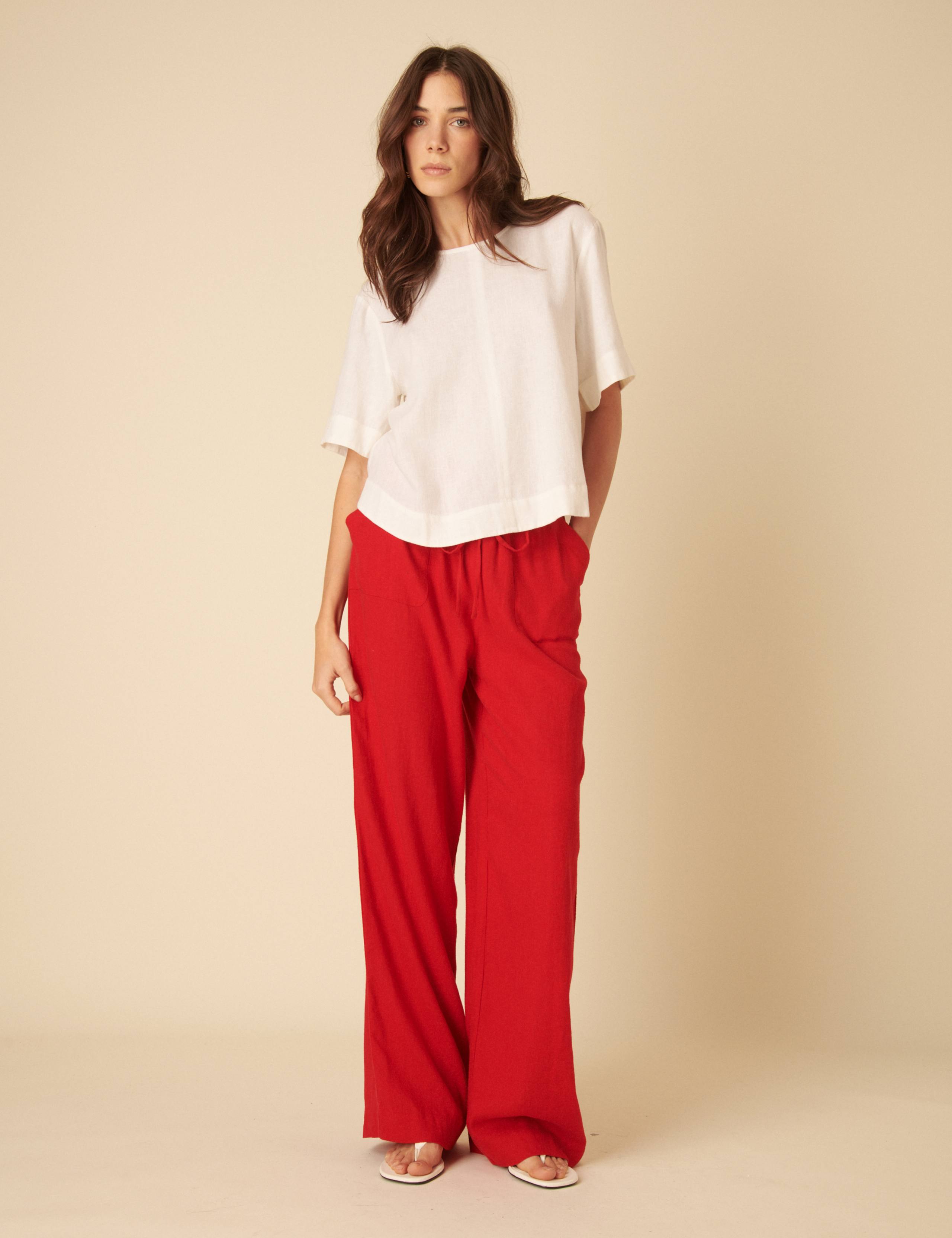 Linen Rich Relaxed Top 2 of 5