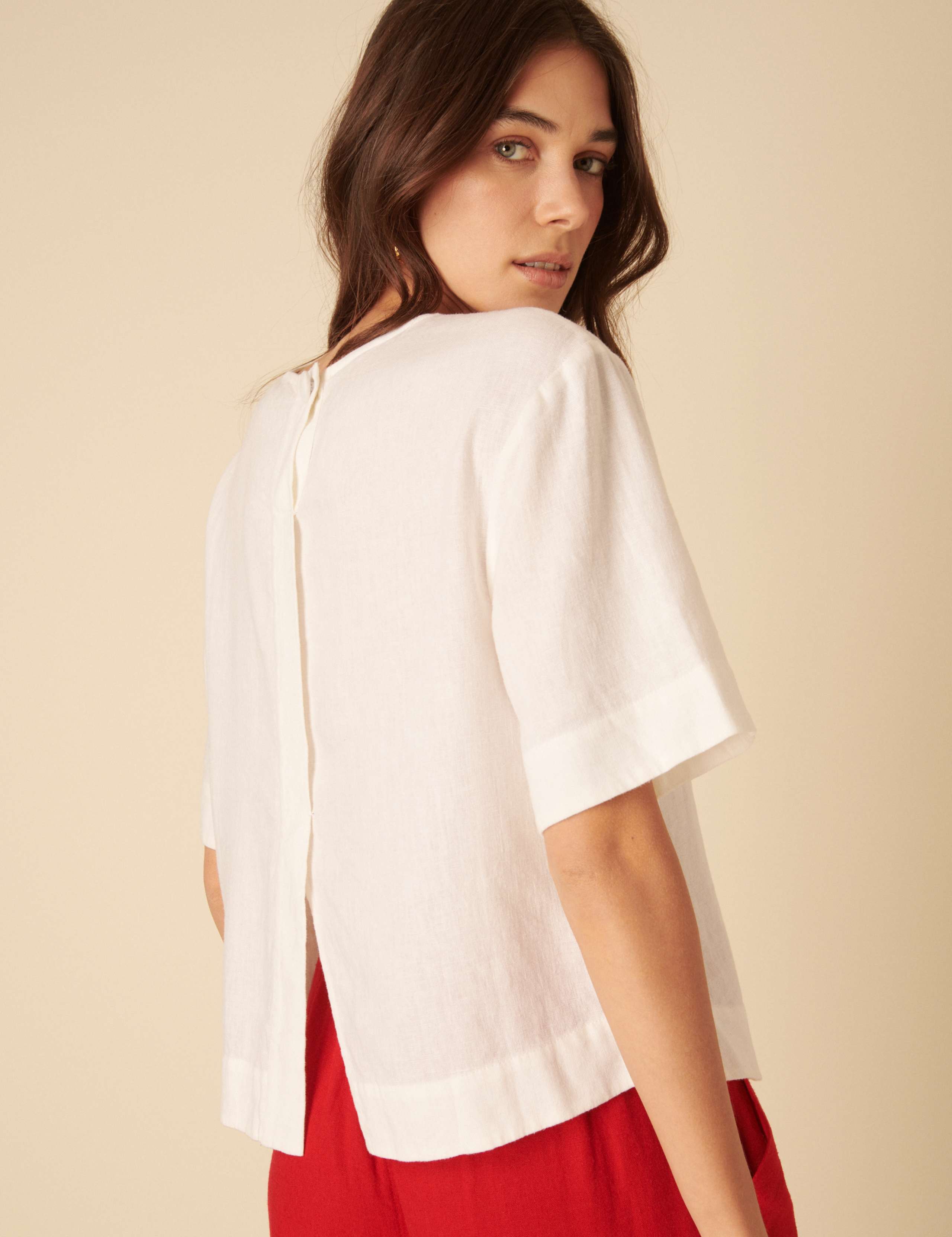 Linen Rich Relaxed Top 3 of 5