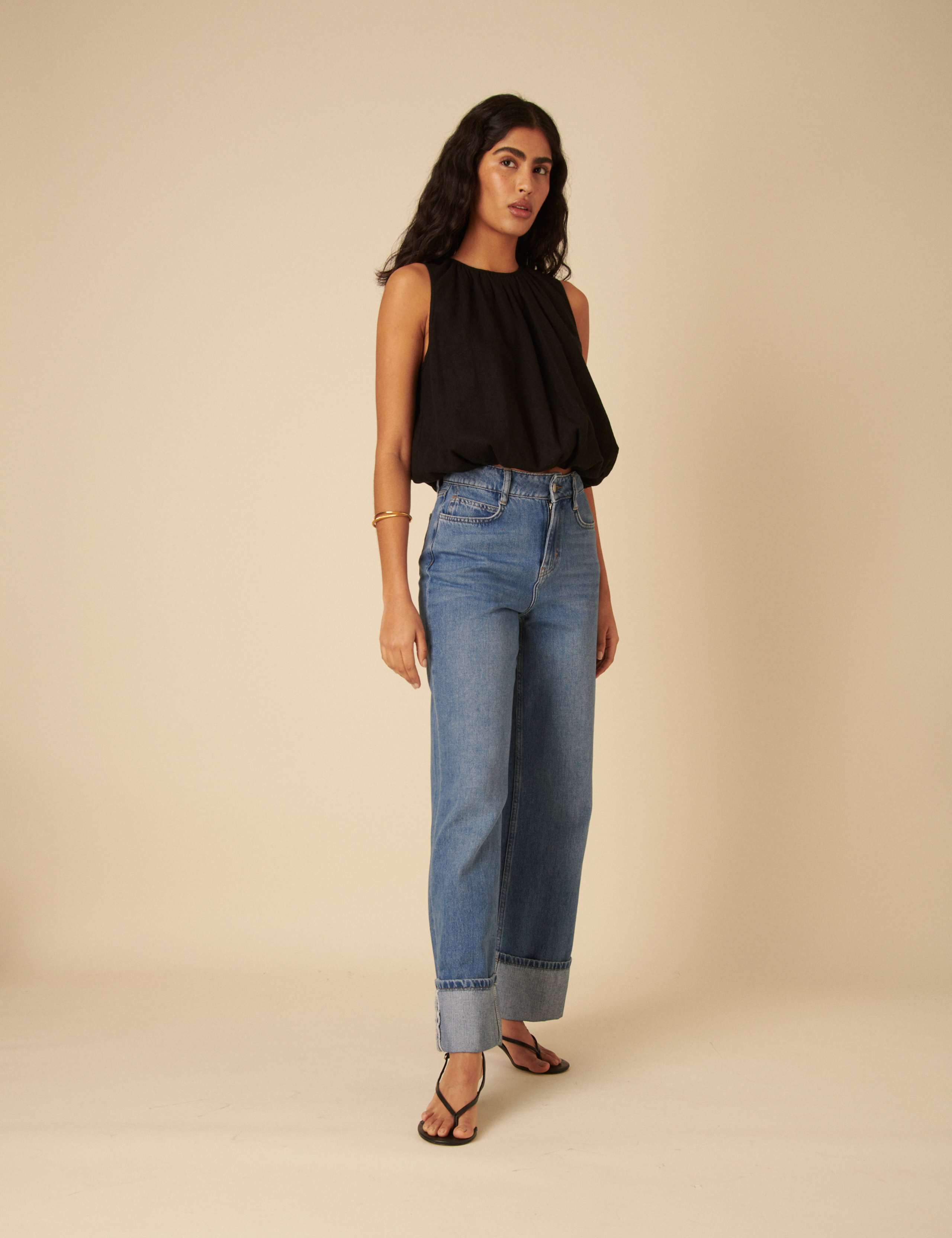 Linen Rich Bubble Hem Vest 6 of 6