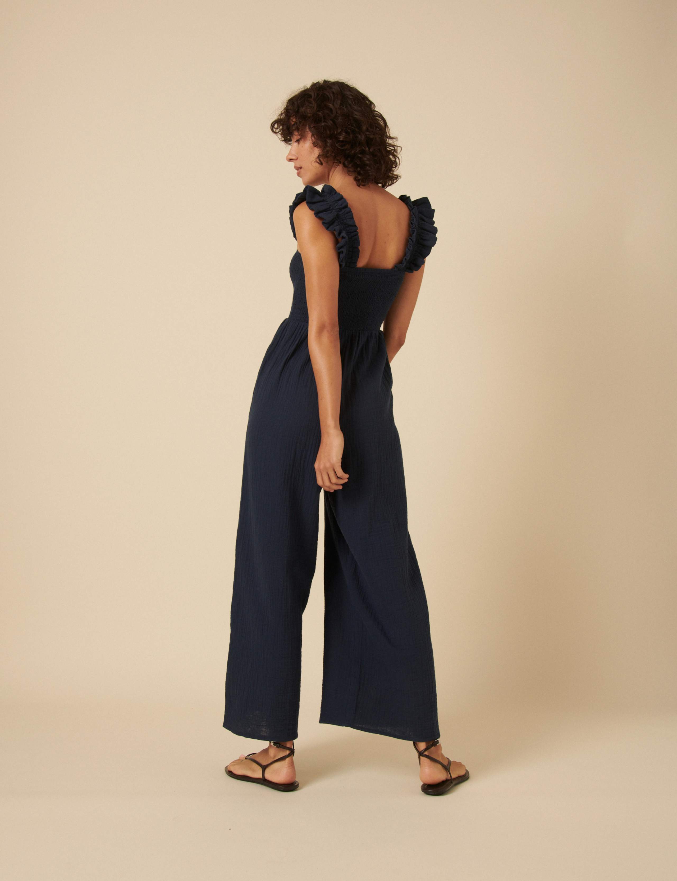 Pure Cotton Sleeveless Jumpsuit 3 of 4