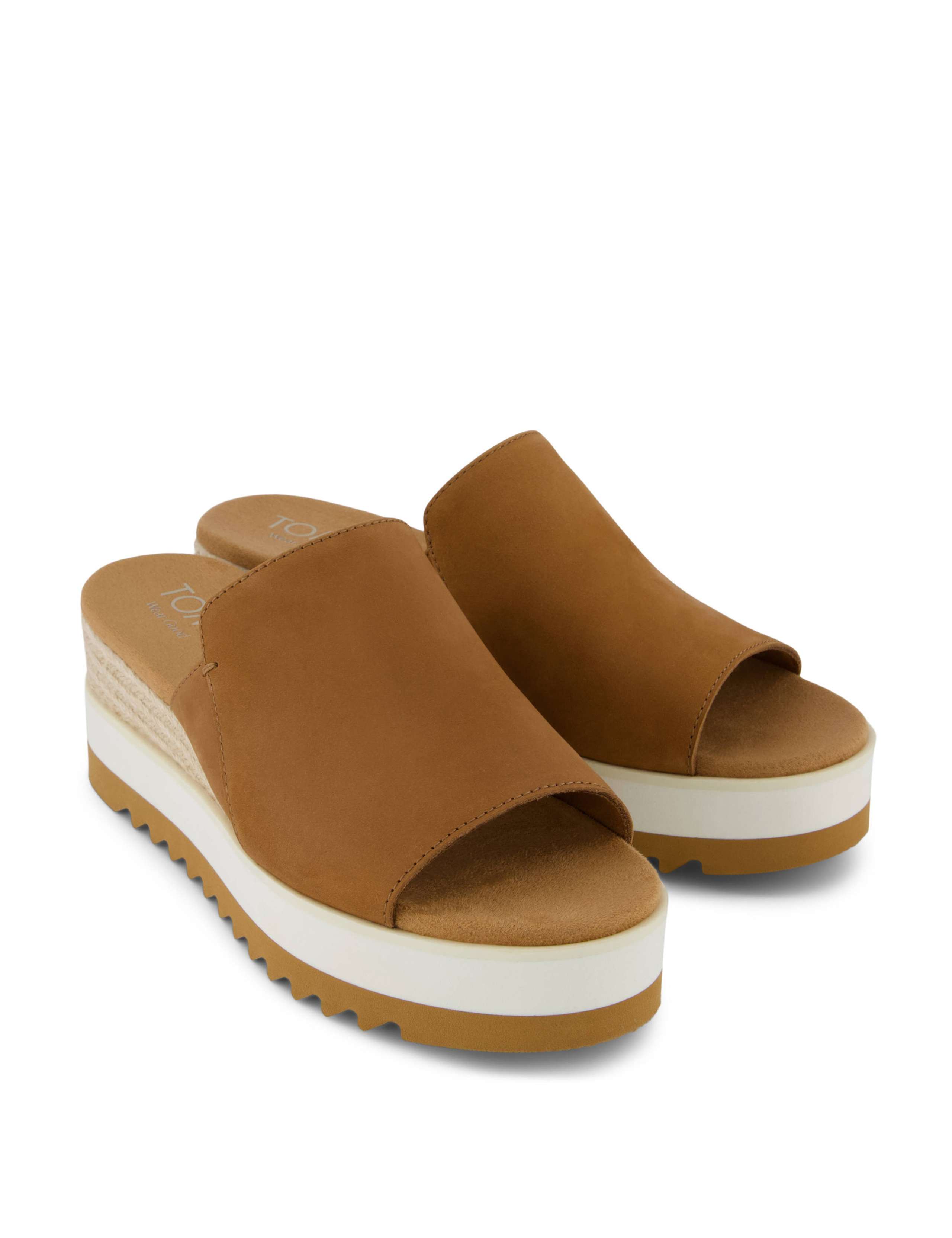 Canvas Wedge Mules 3 of 8