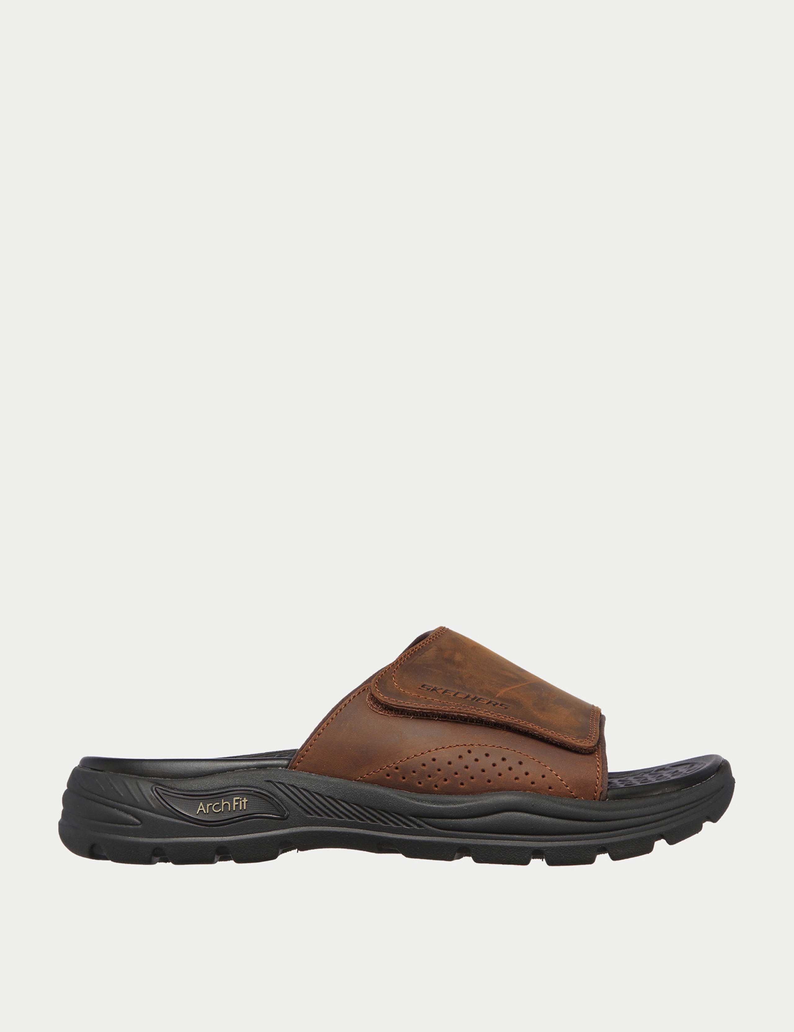 Arch Fit Motley Revelo Leather Sliders 1 of 5