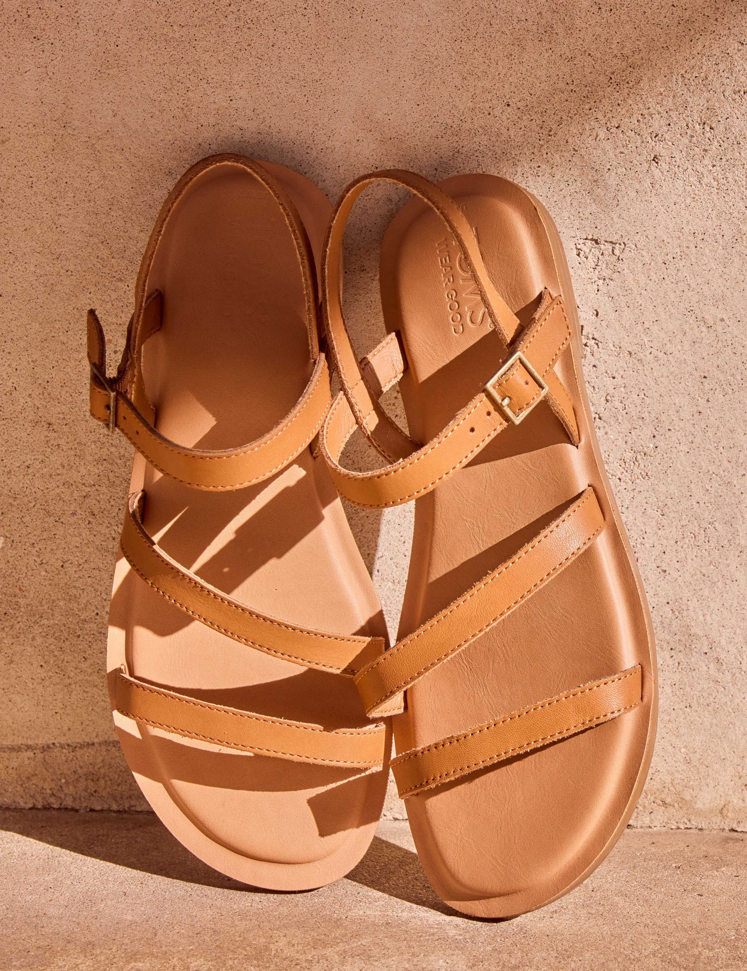 Leather Strappy Flat Sandals 14 of 16