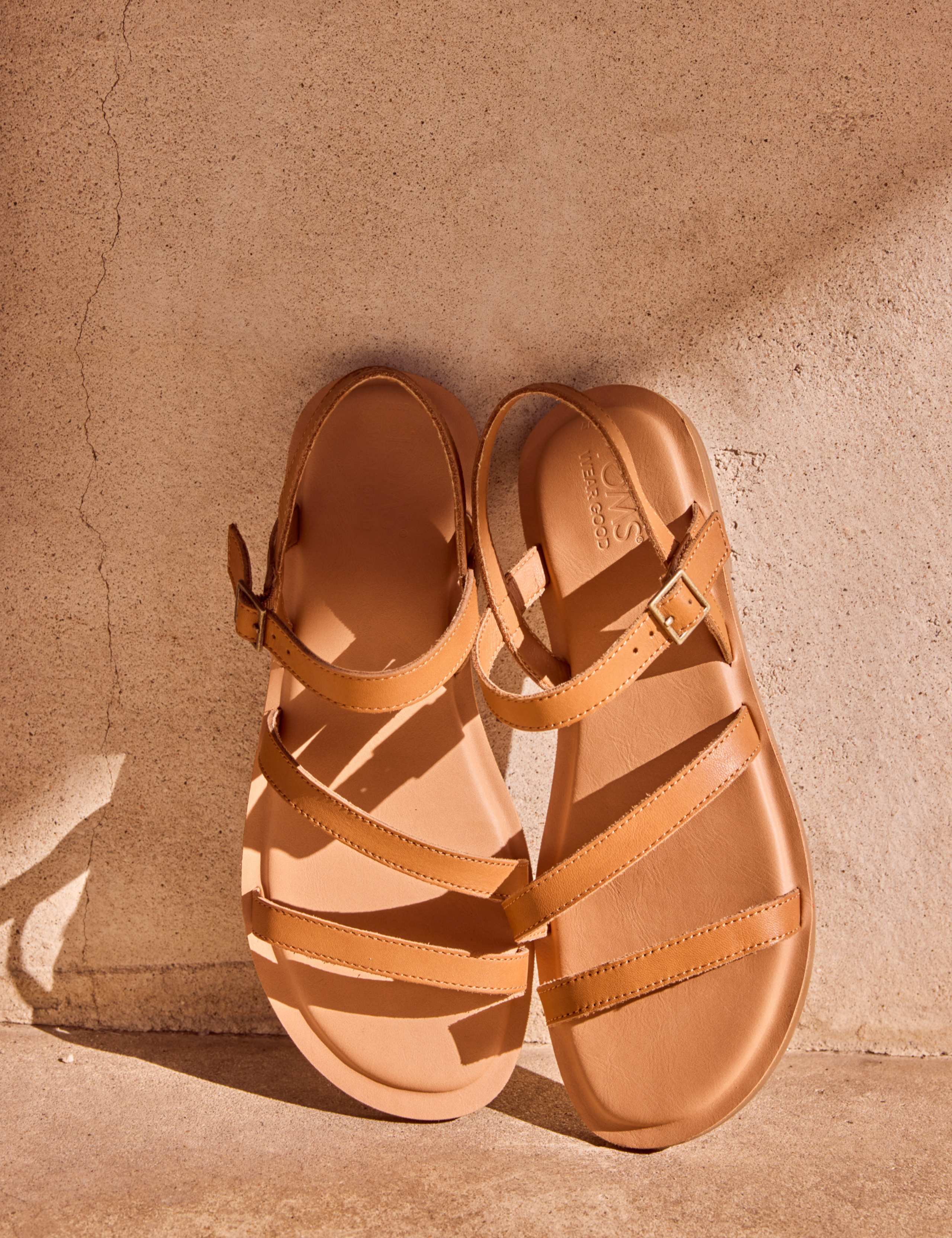 Leather Strappy Flat Sandals 15 of 16
