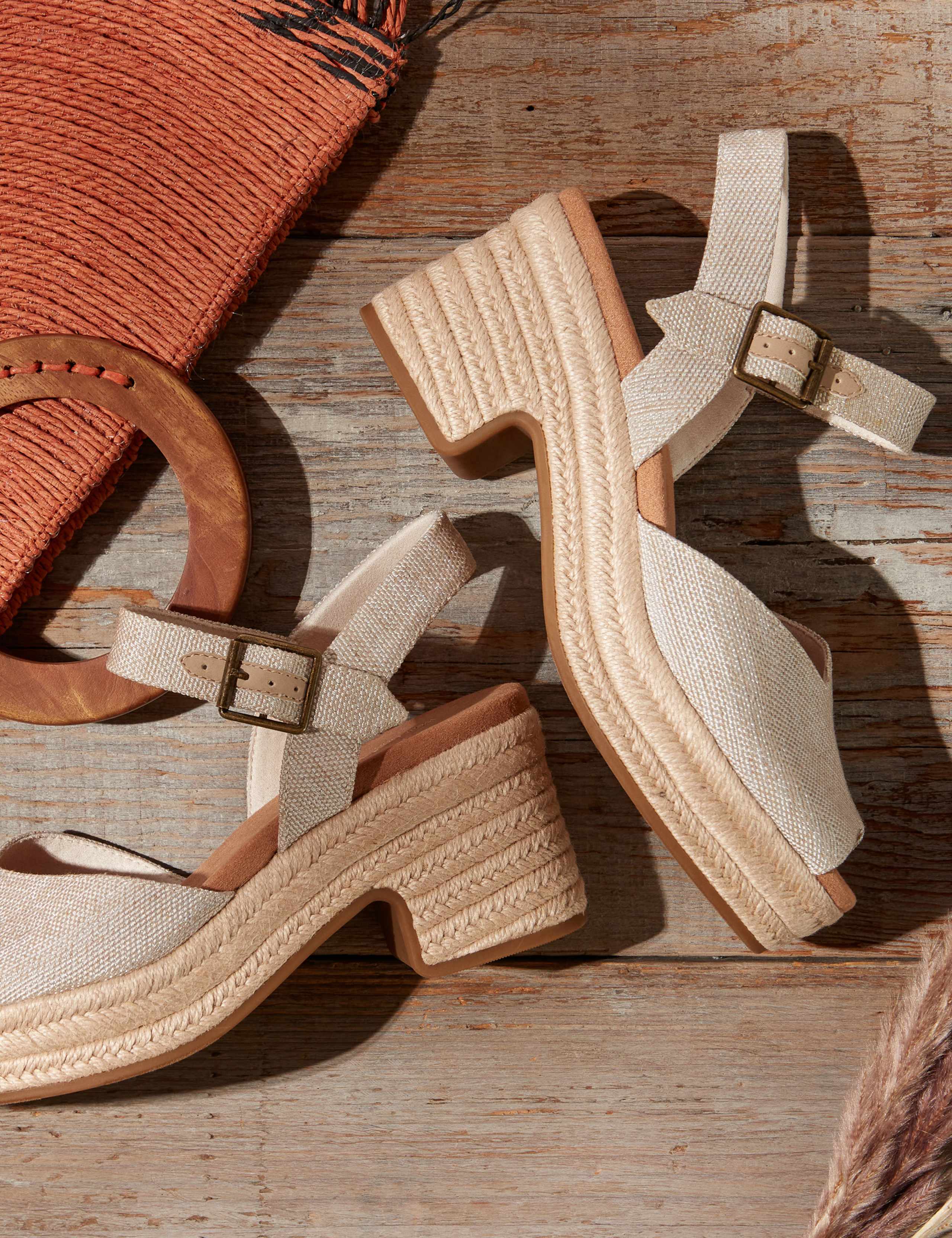 Ankle Strap Block Heel Peep Toe Sandals 6 of 9