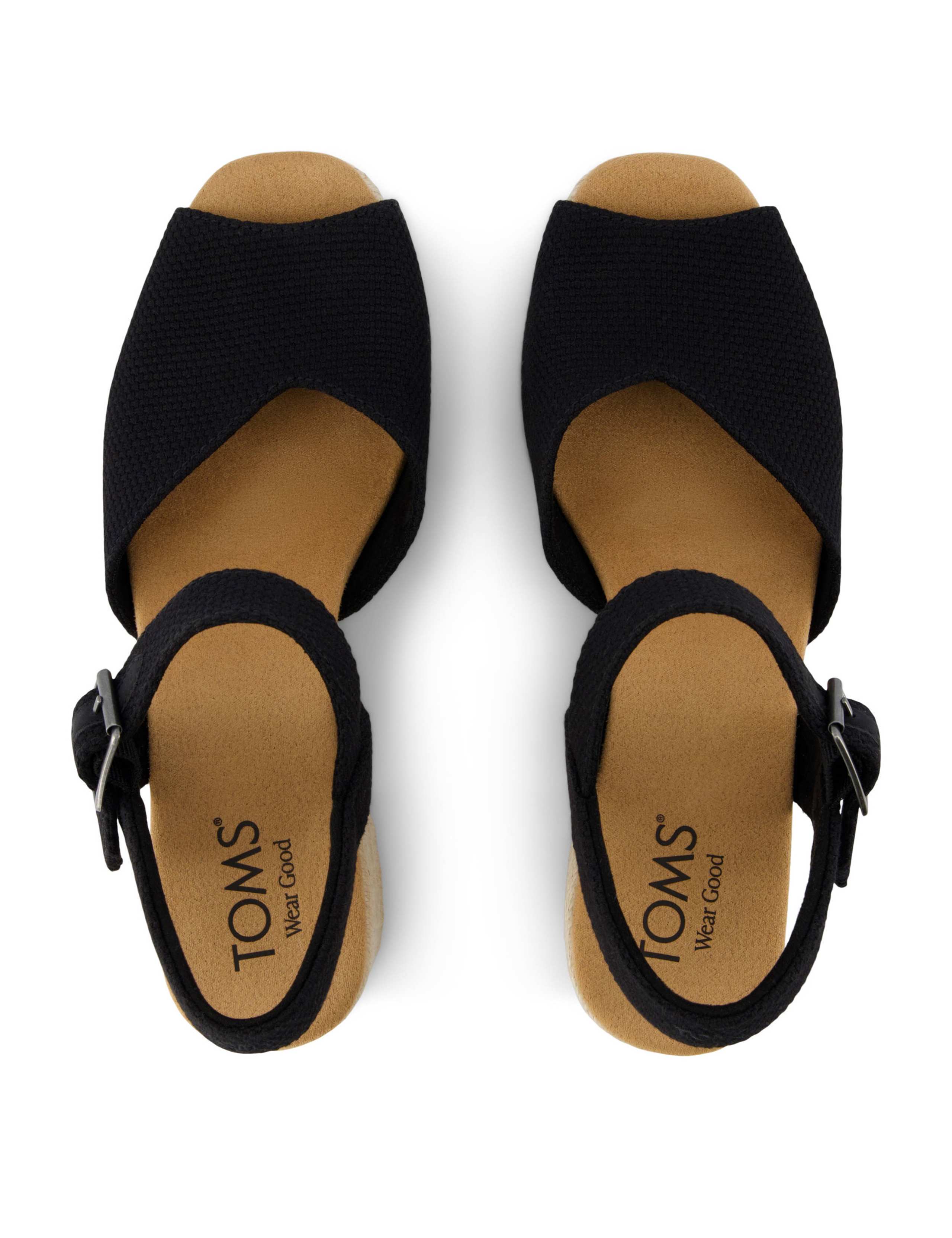 Ankle Strap Block Heel Peep Toe Sandals 2 of 9