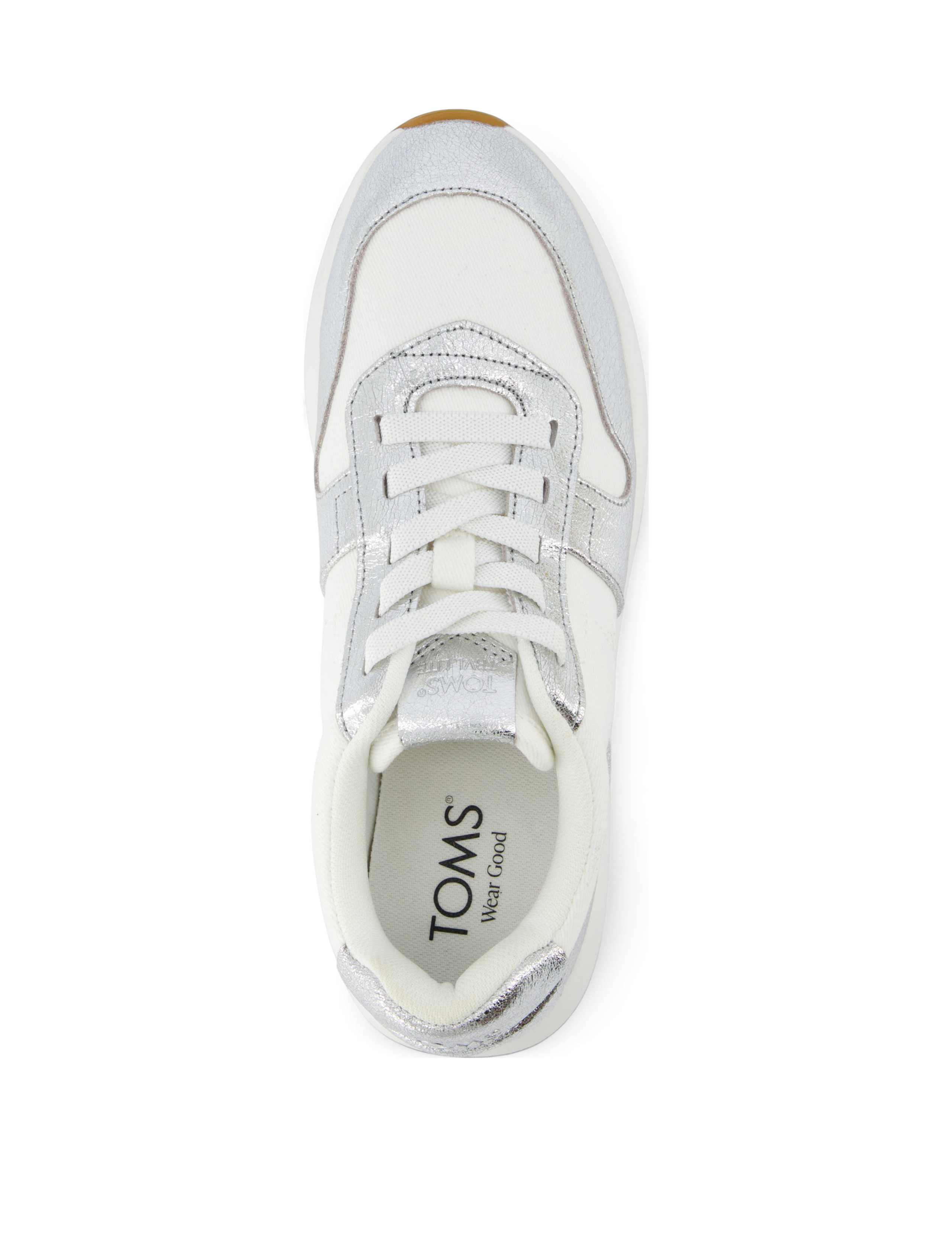 Leather Metallic Trainers 9 of 16