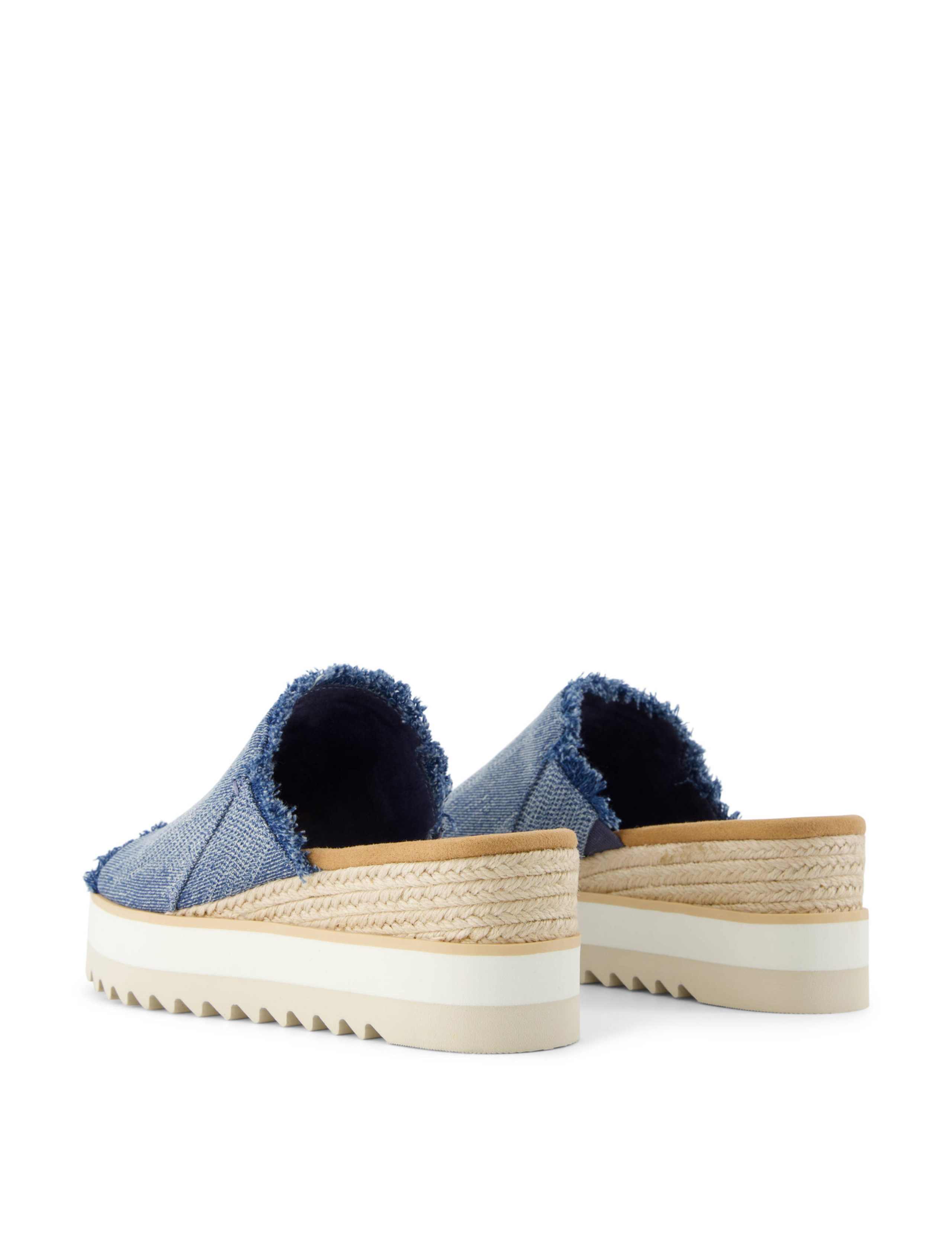 Canvas Wedge Mules 8 of 9