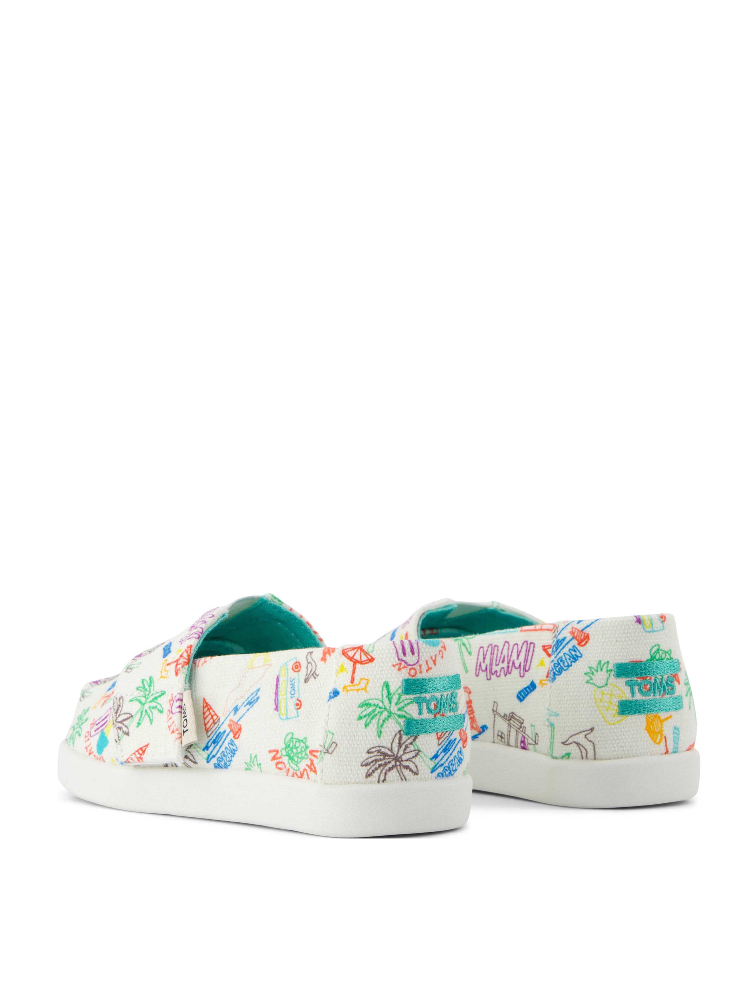Kids' Doodle Print Riptape Espadrilles (4 Small - 2 Large) 7 of 15