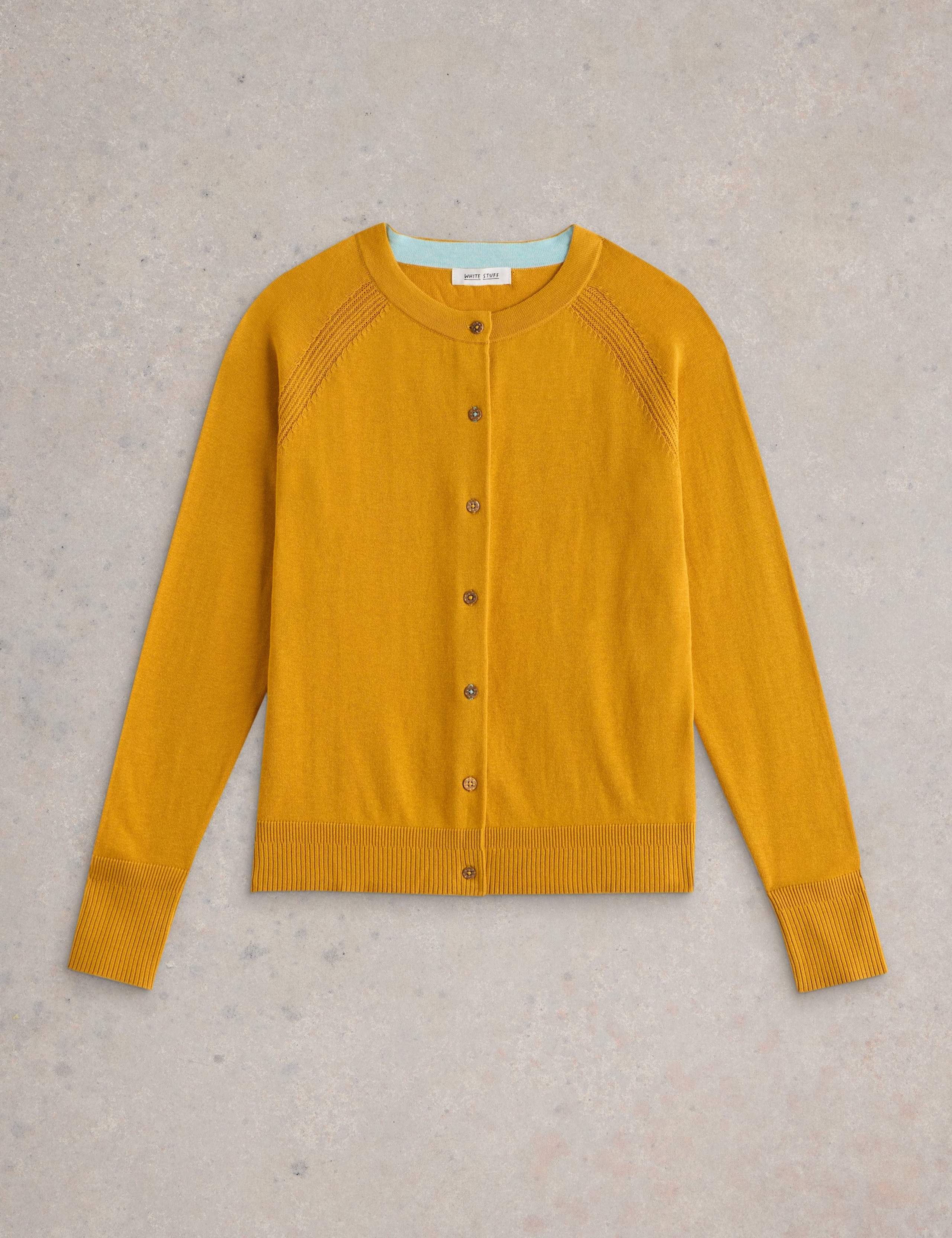 Pure Cotton Crew Neck Cardigan 2 of 6