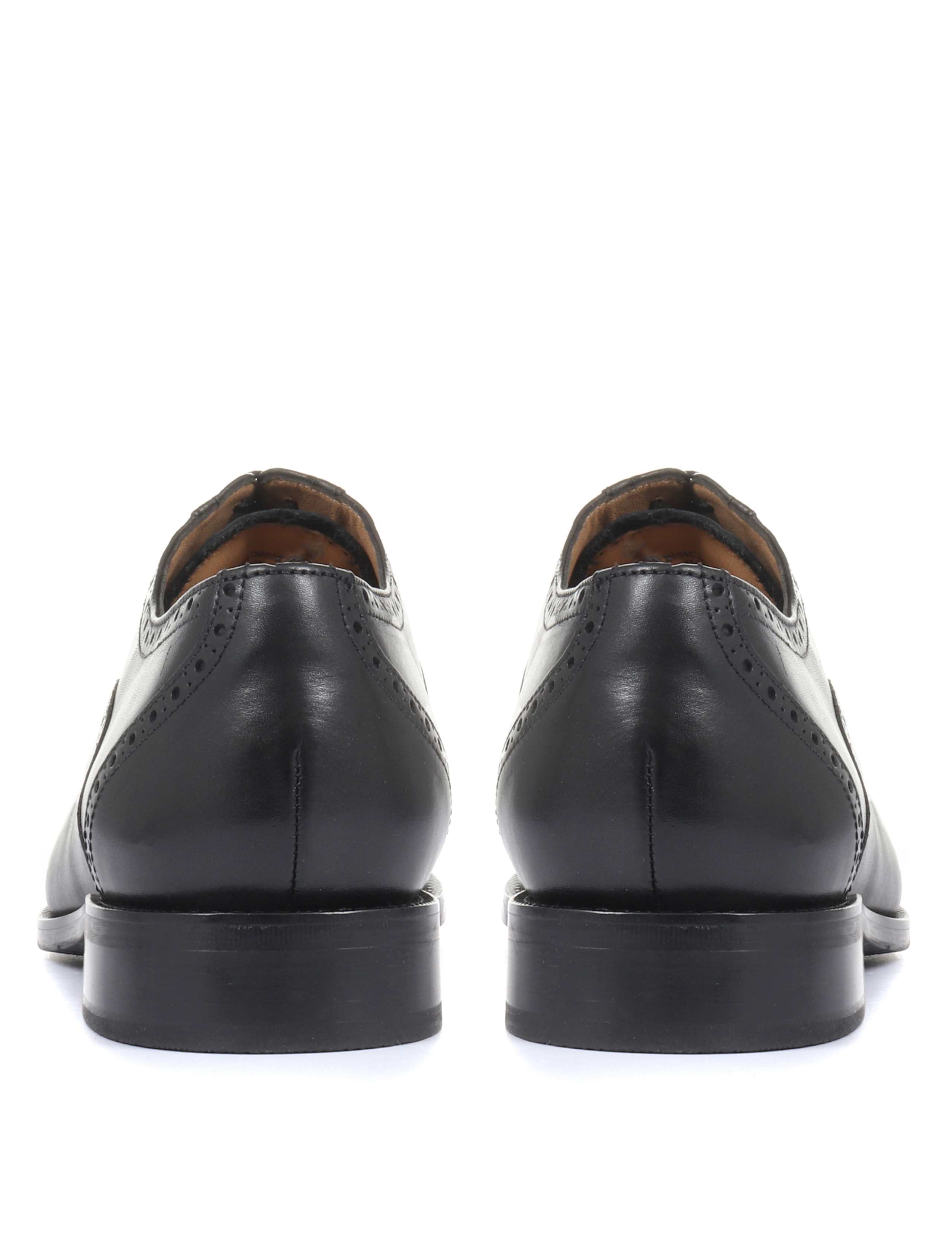 Wide Fit Leather Oxford Shoes 4 of 6